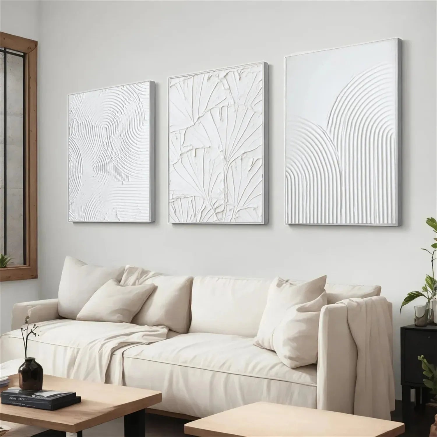 Minimalistic Balance Canvas Painting Set of 3 #MM294