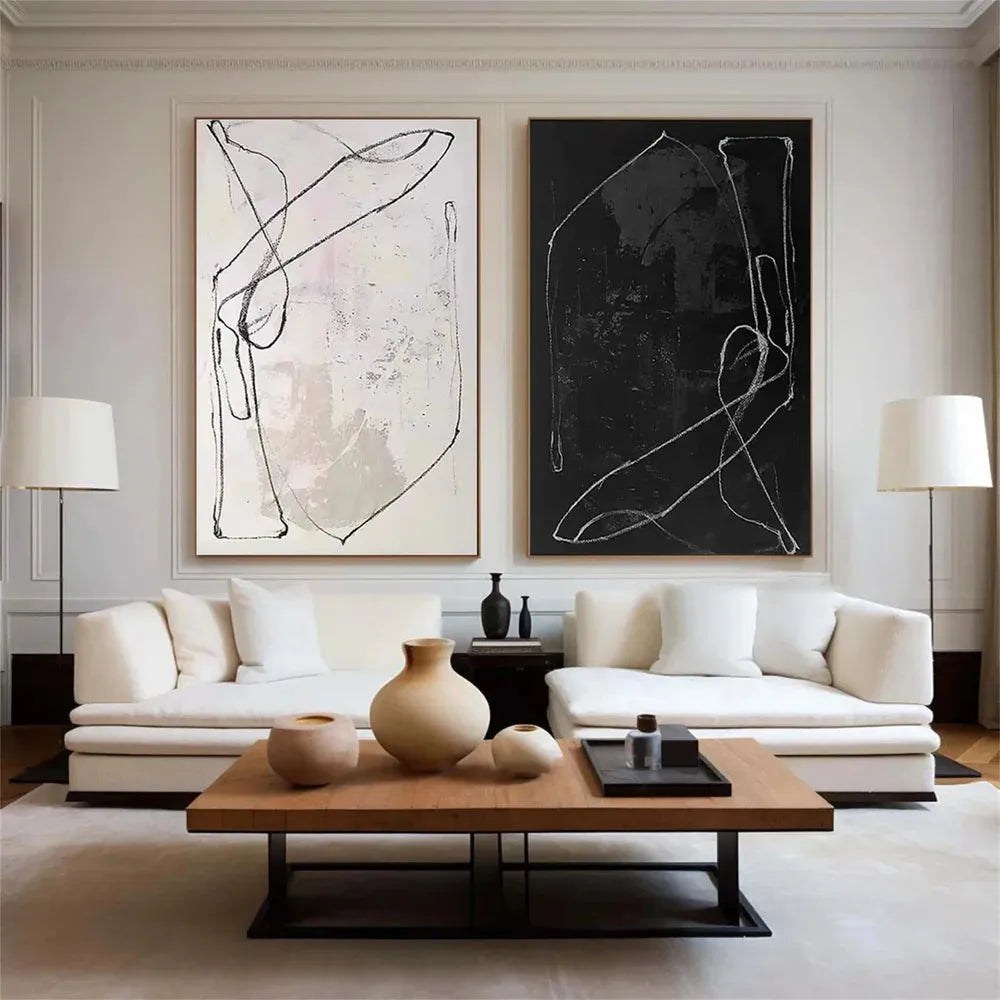 Wabi Sabi Canvas Art Set of 2 #WS039