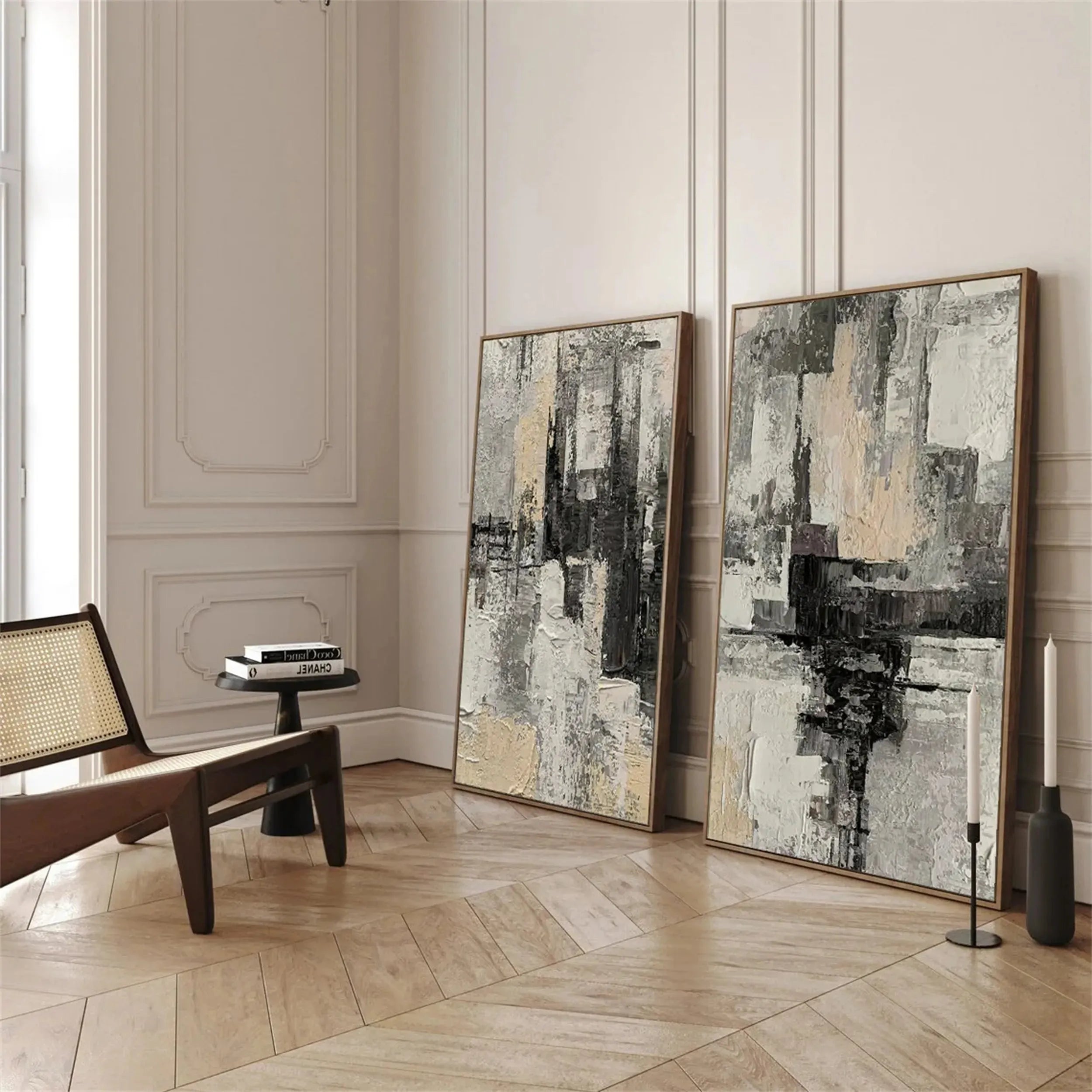 Abstract Painting Set of 2 #AB 107