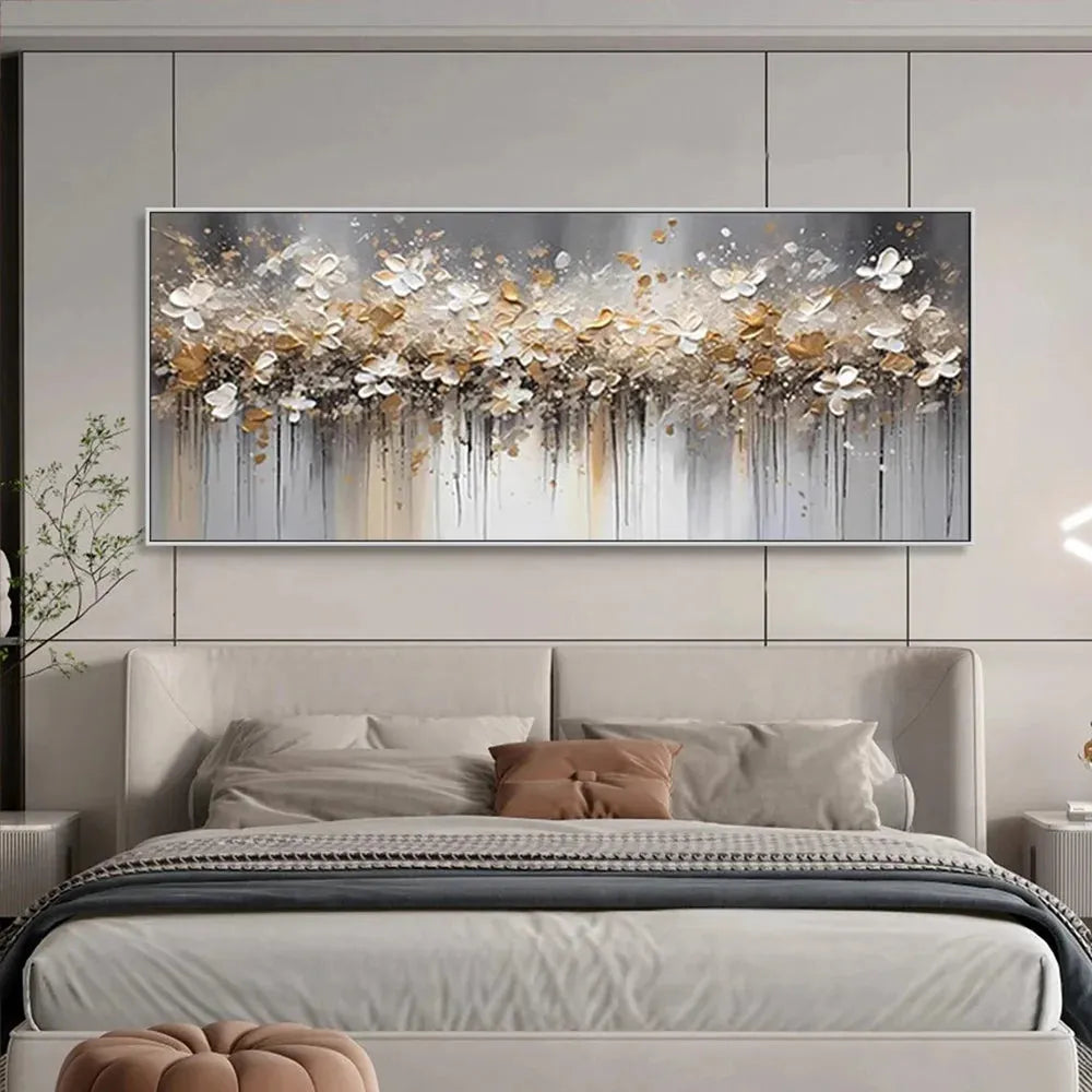 Flower Textured Painting Canvas #FP062