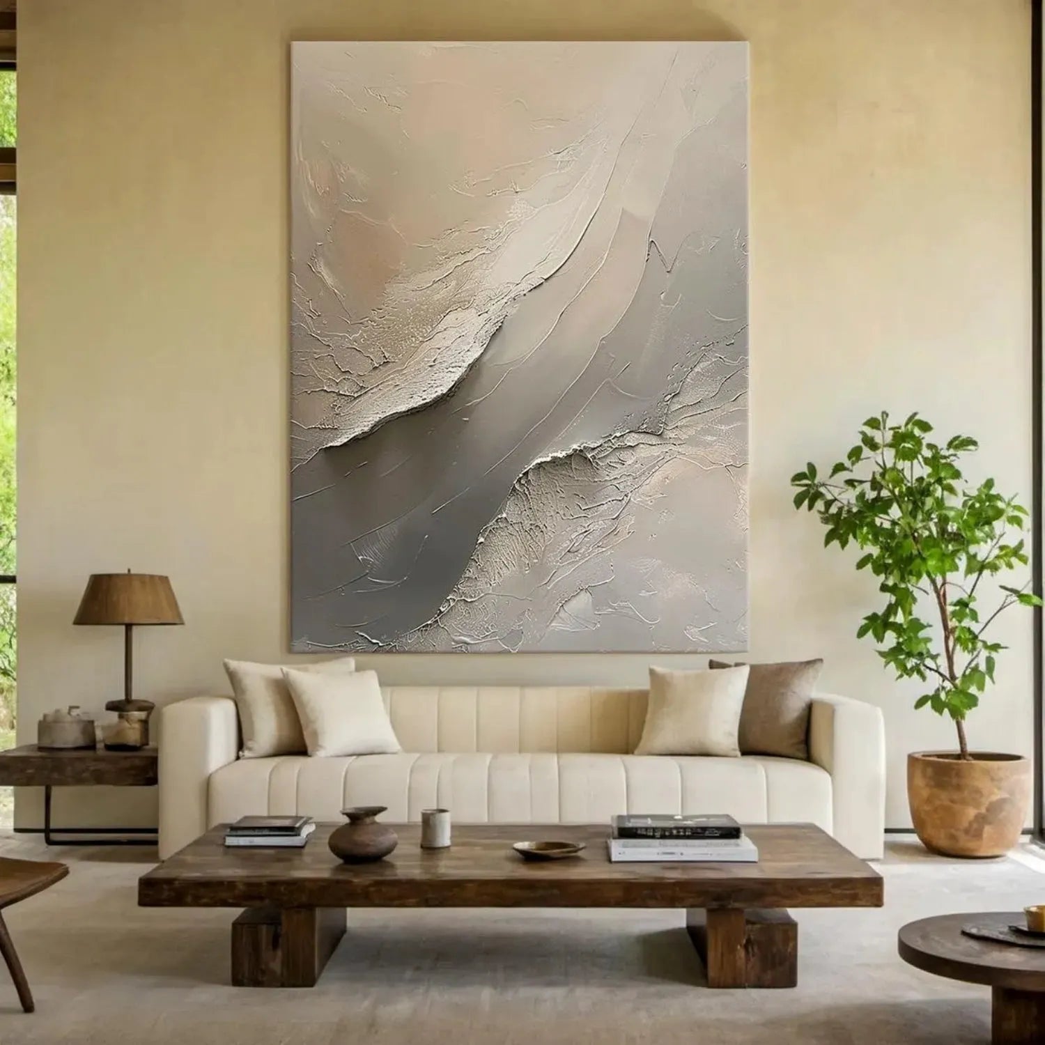 Wabi Sabi Textured Wall Art #WS308