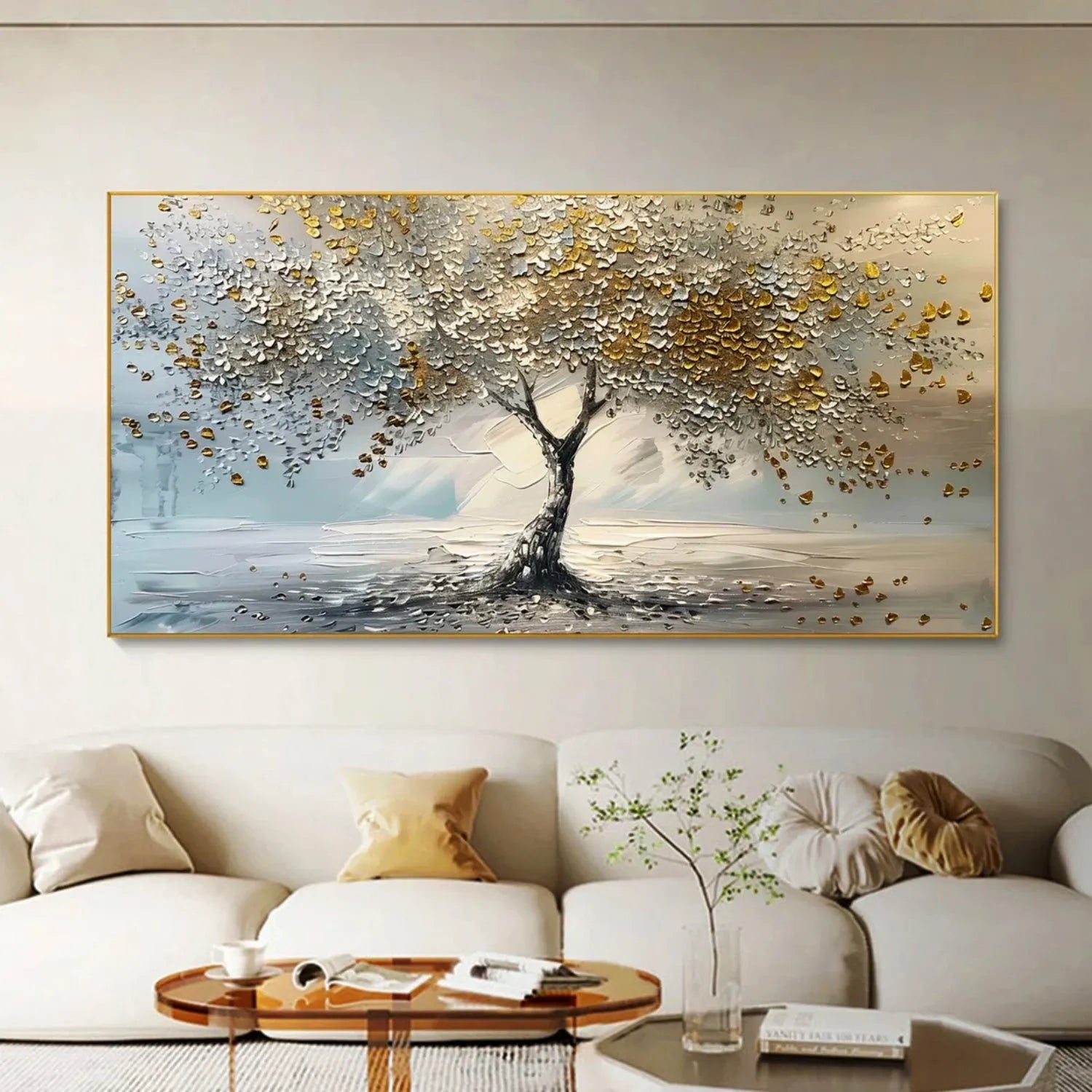 Tree Abstract Textured Wall Art #TP042
