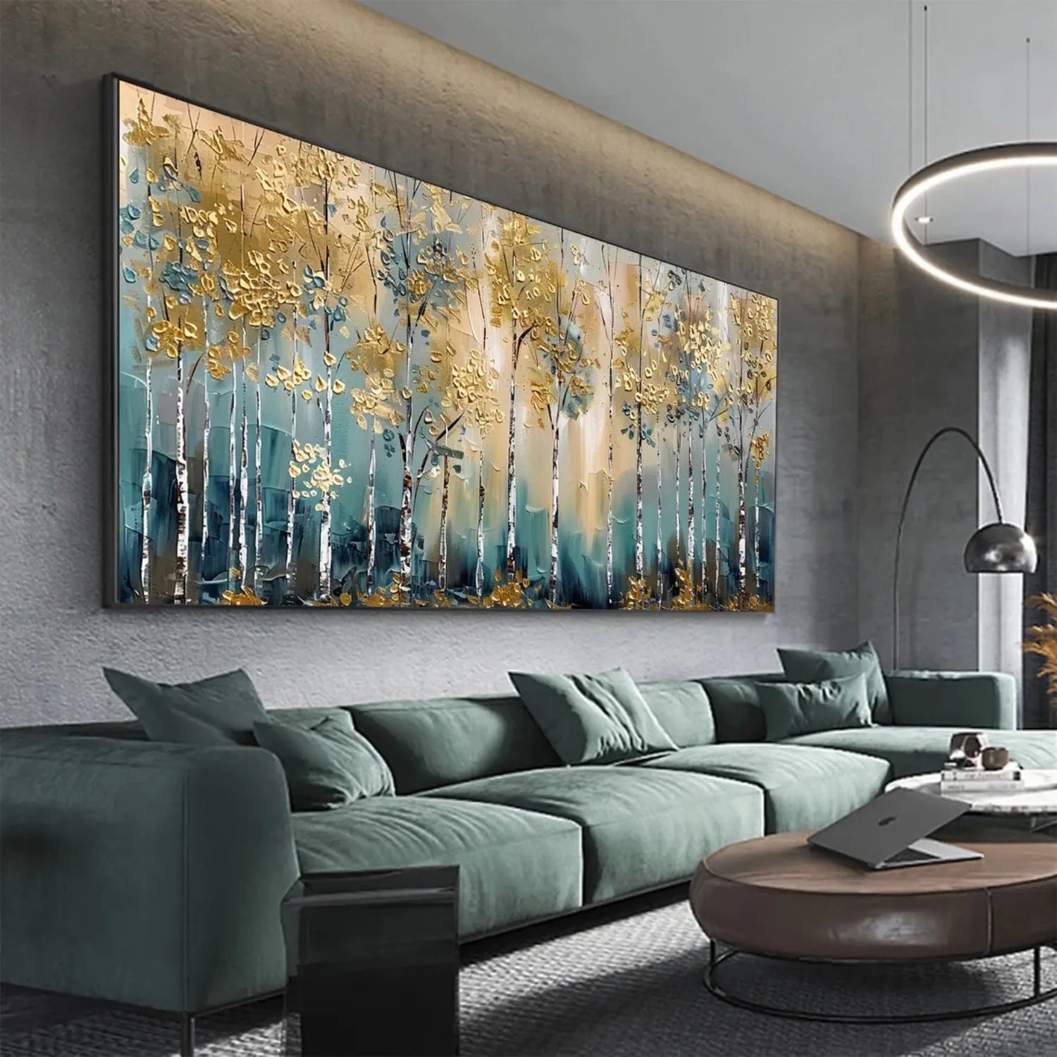 Tree Abstract Textured Wall Art #TP043