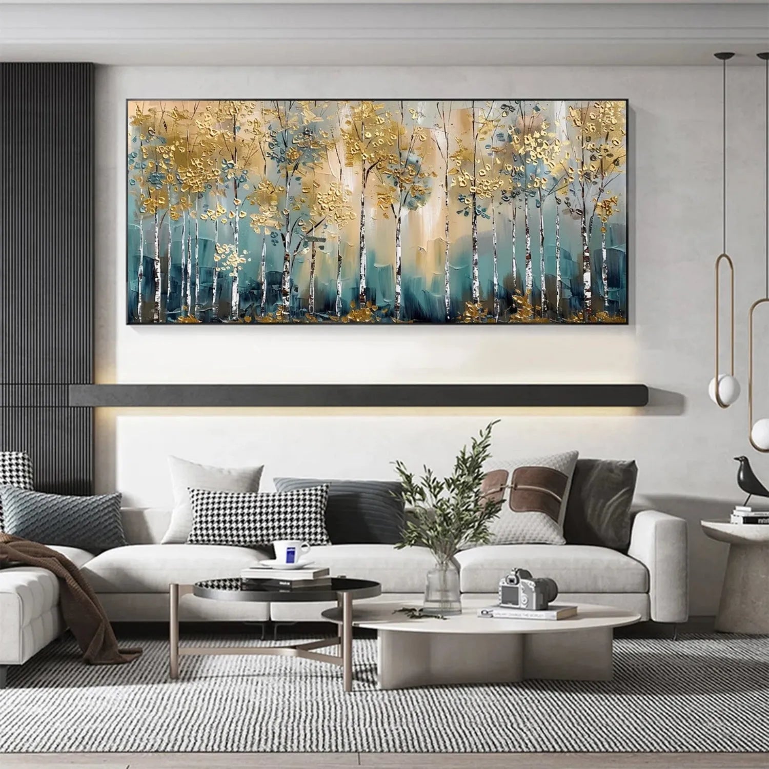 Tree Abstract Textured Wall Art #TP043