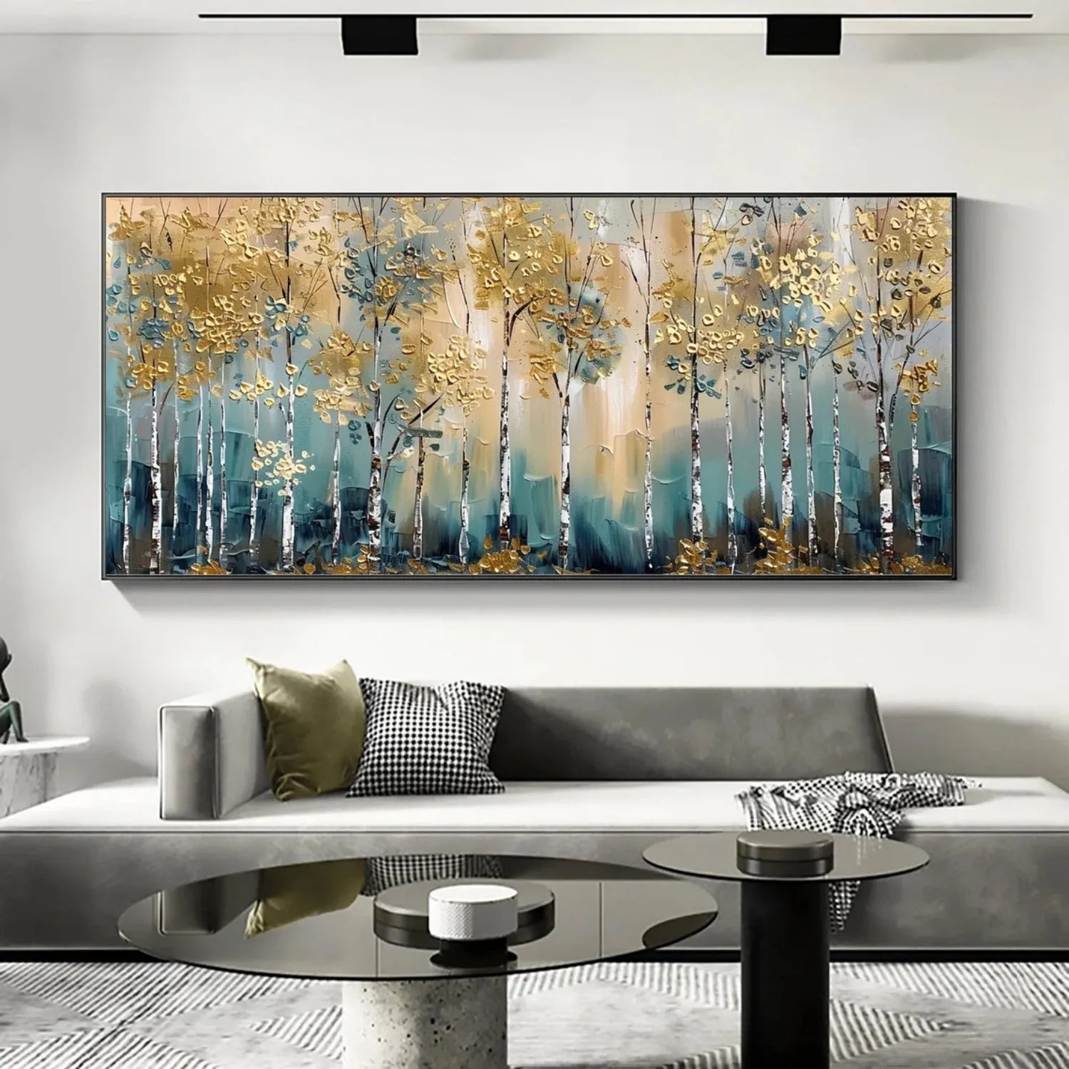 Tree Abstract Textured Wall Art #TP043