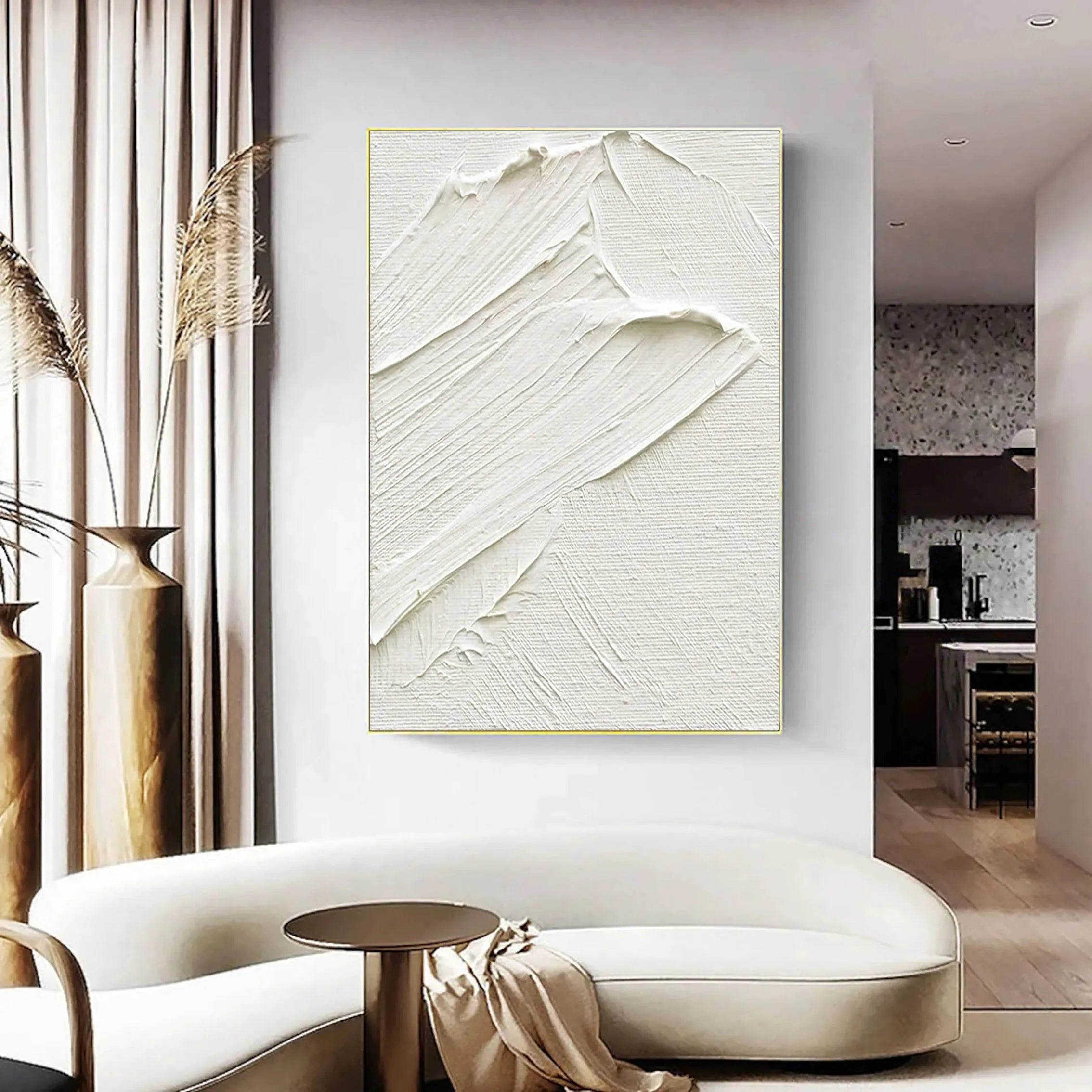 Plaster Art Minimalist Textured Painting #MM018