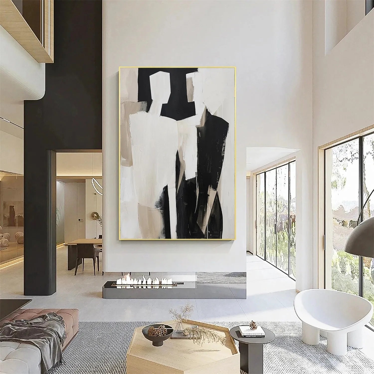 Contemporary Abstract Minimalist Wall Art #CW008