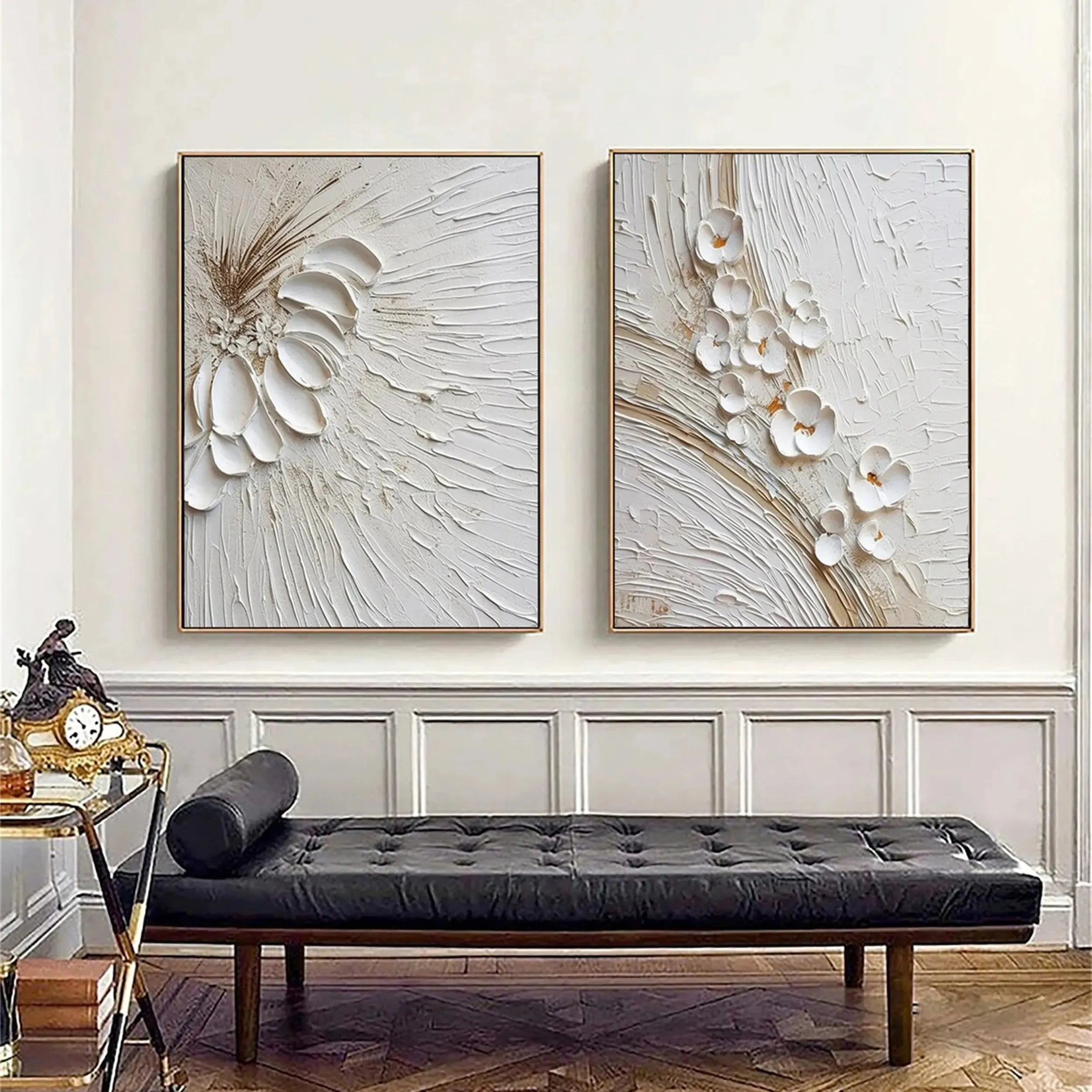 Flower Textured Painting Canvas #FP049