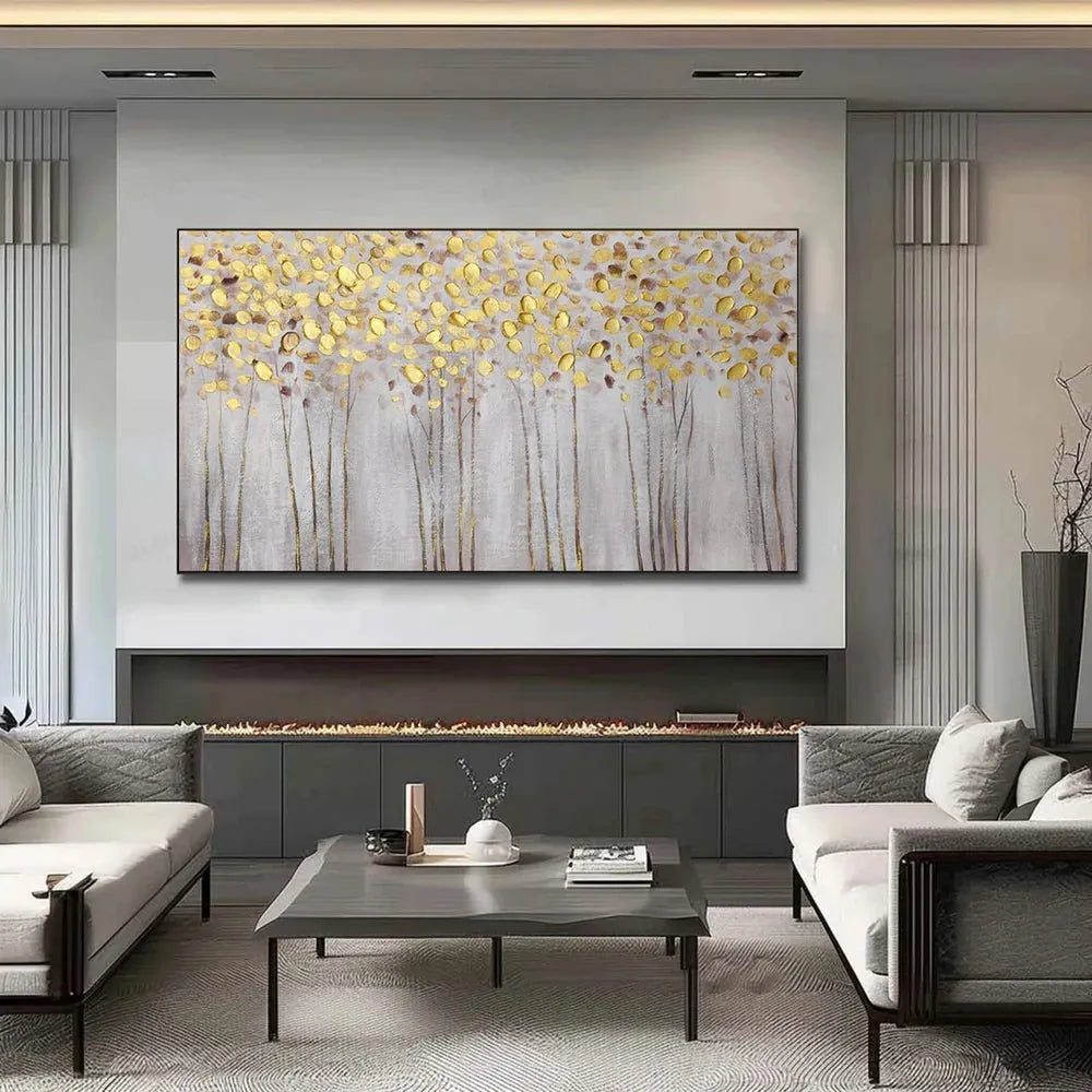 Flower Textured Painting Canvas #FP072