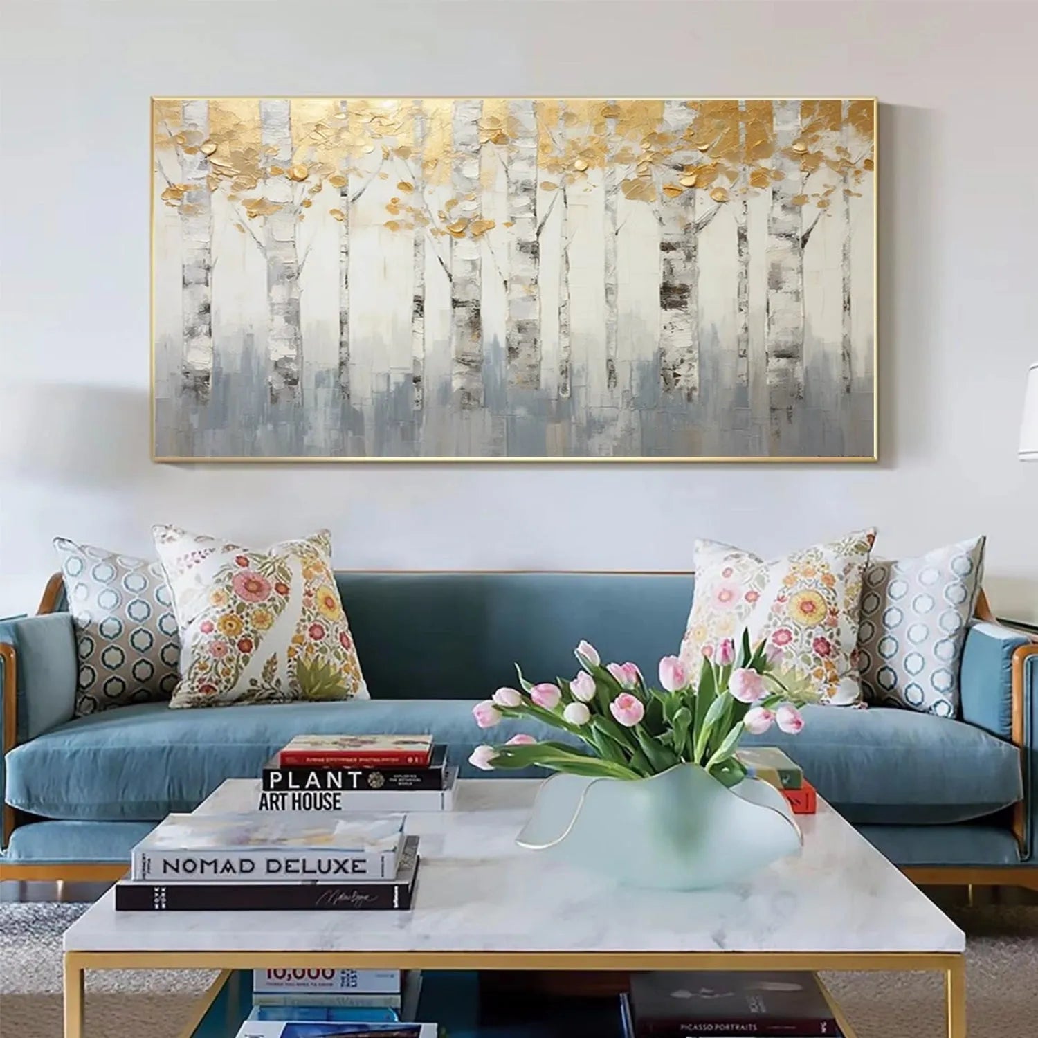 Tree Abstract Textured Wall Art #TP051