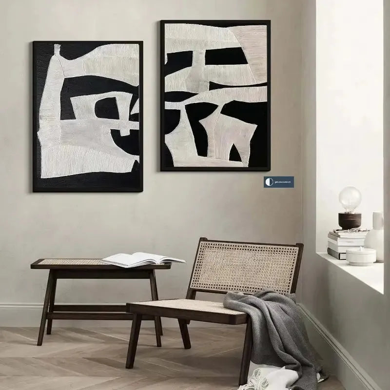 Wabi Sabi Canvas Art Set of 2 #WS042