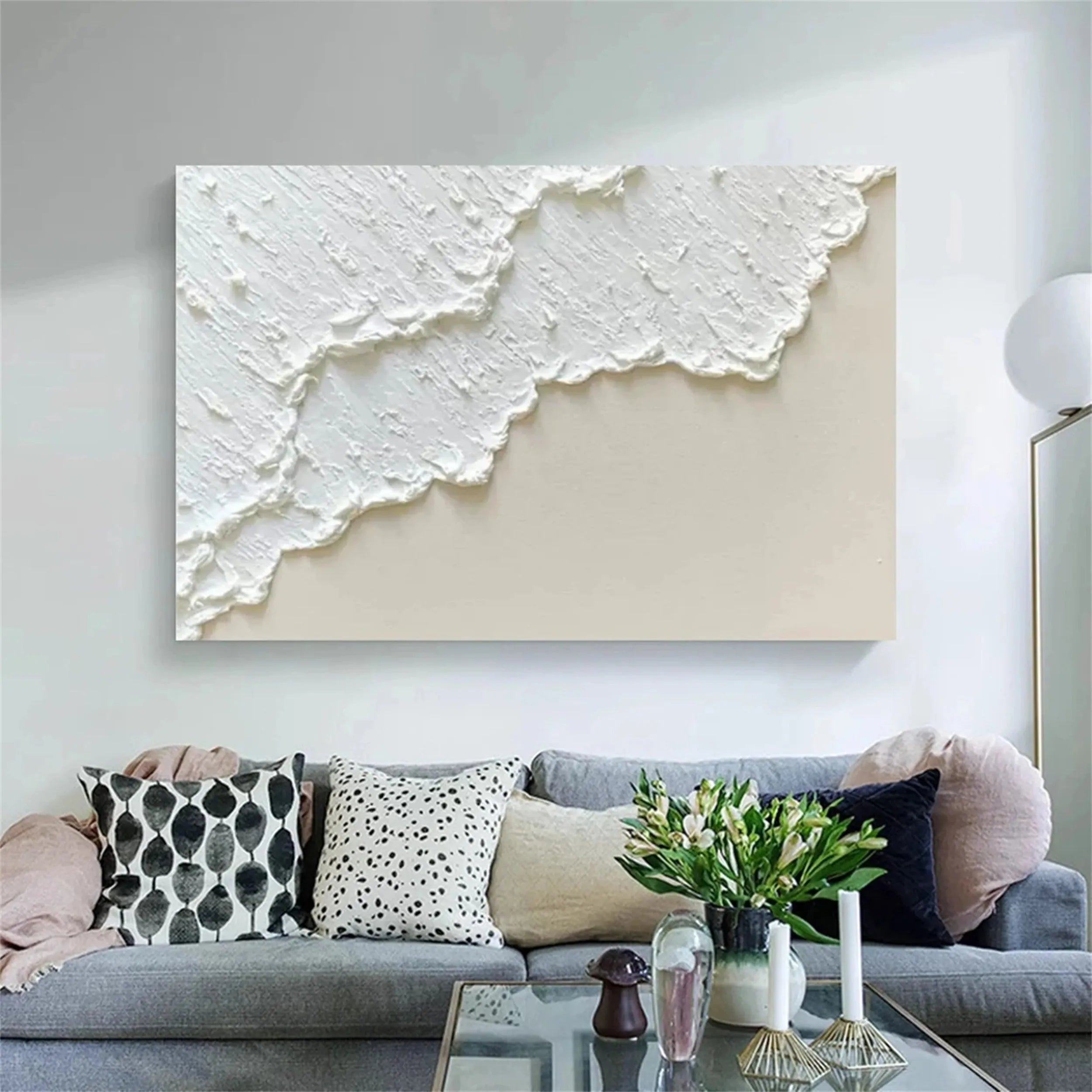 Plaster Art Minimalist Textured Painting #MM102