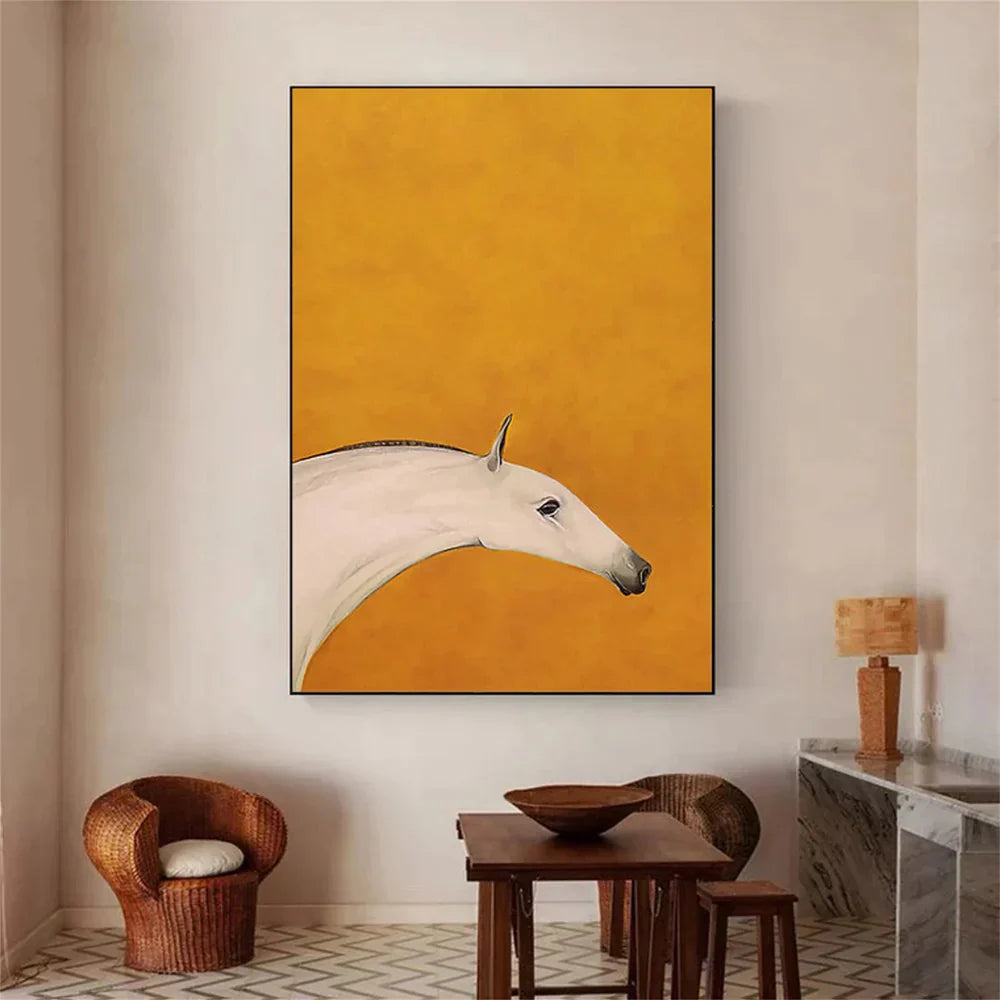 Abstract Animal Canvas Art Painting #AC020