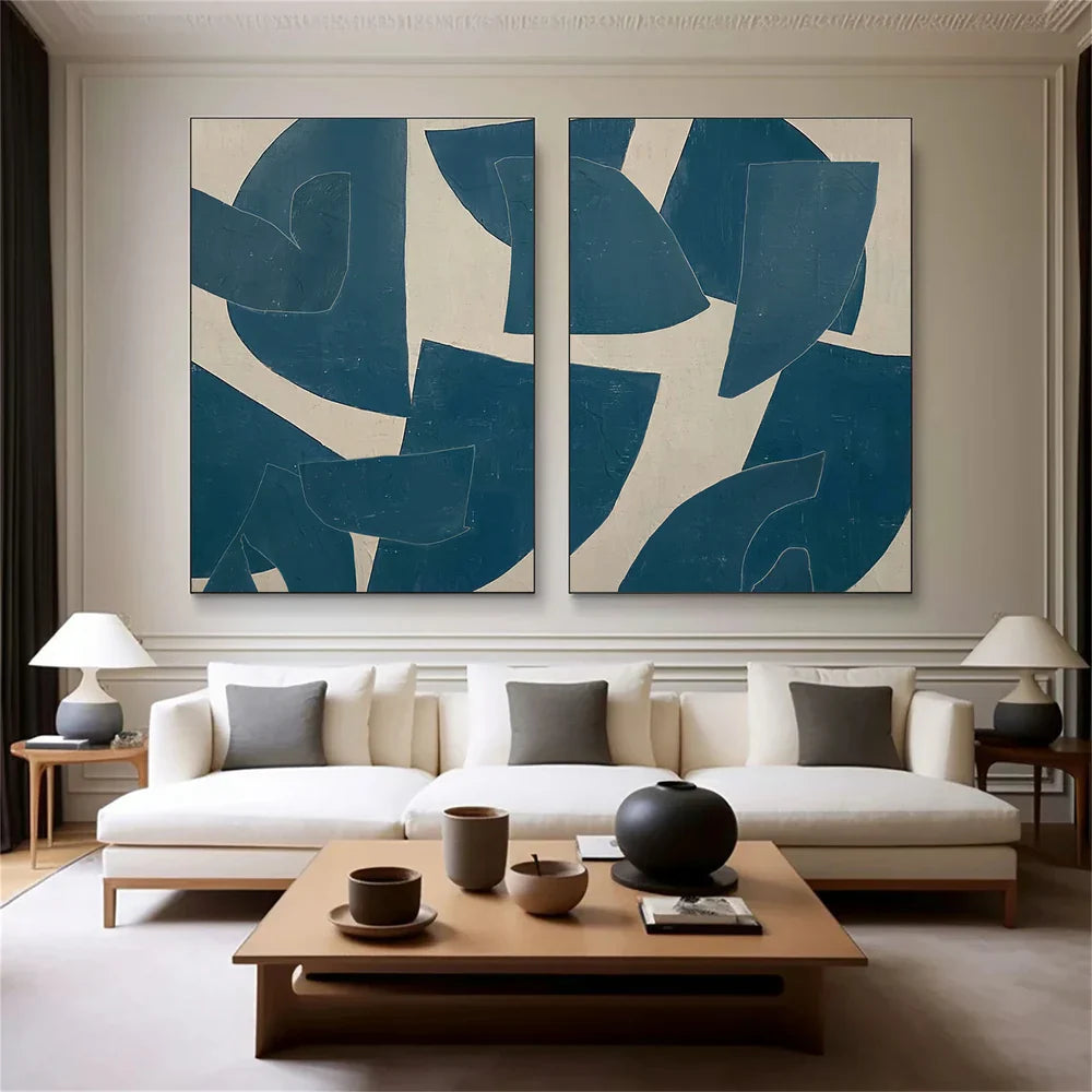 Abstract Painting Set of 2 #AB 456