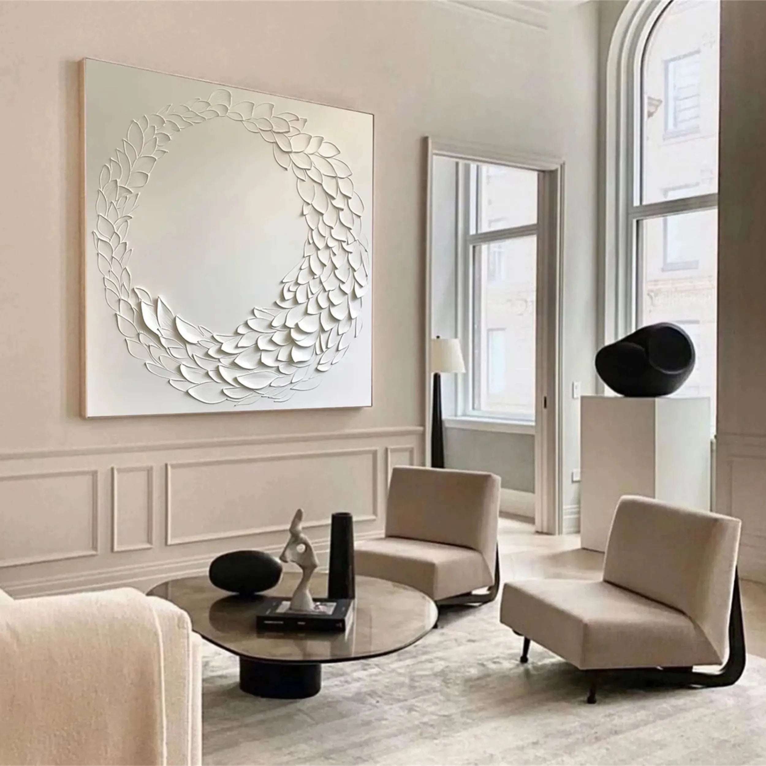 Plaster Art Minimalist Textured Painting #MM190