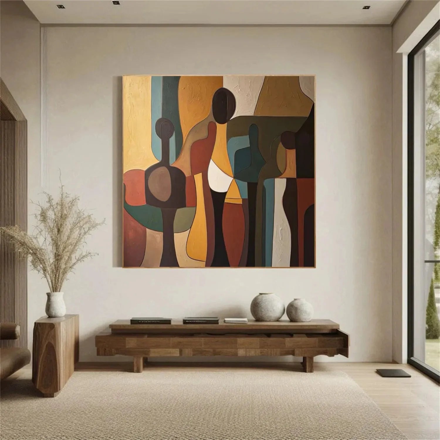 Abstract Canvas Wall Art #AP291