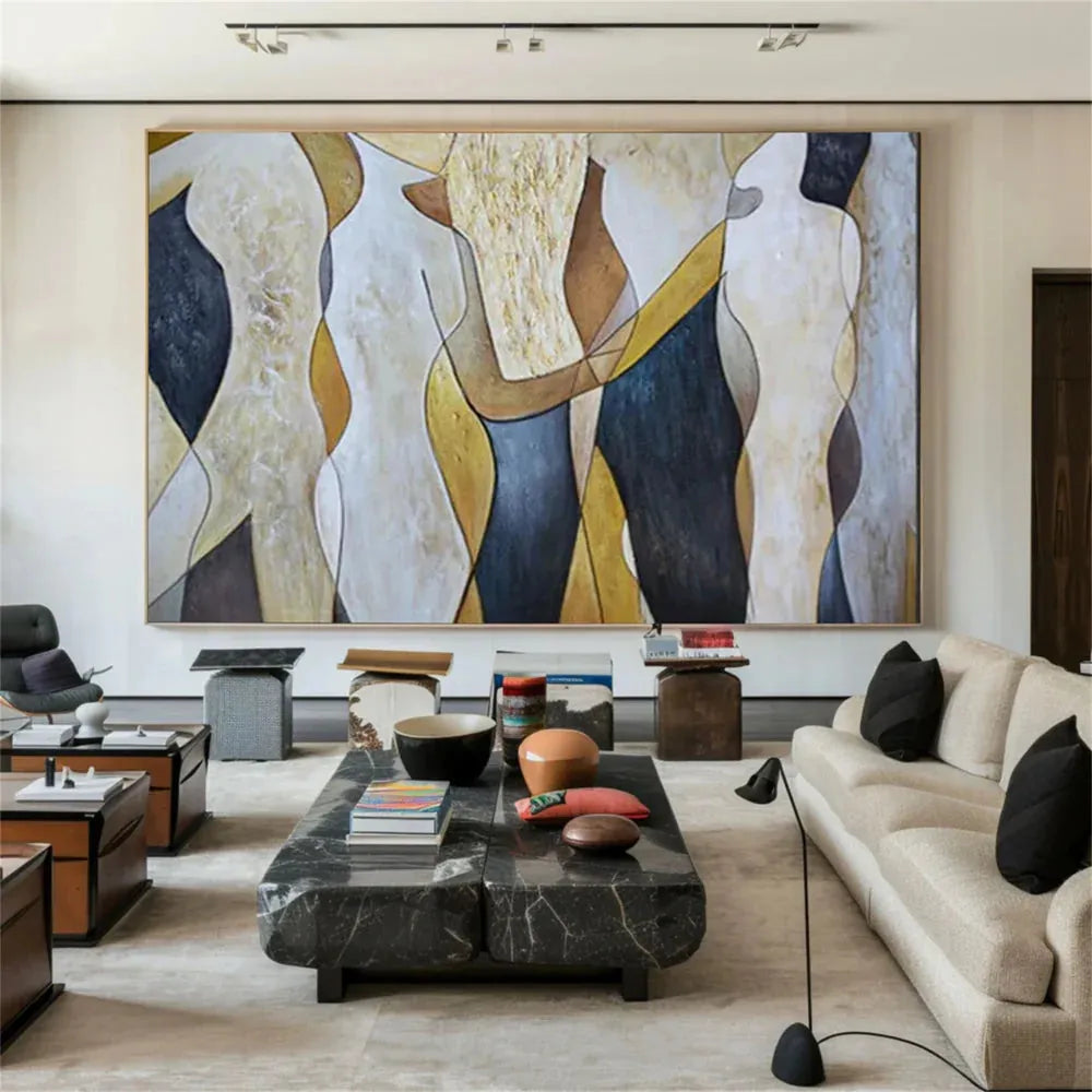 Abstract People Canvas Art #AE012