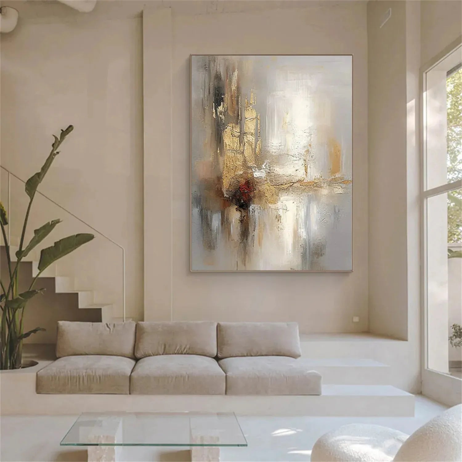 Abstract Painting Canvas #AP028