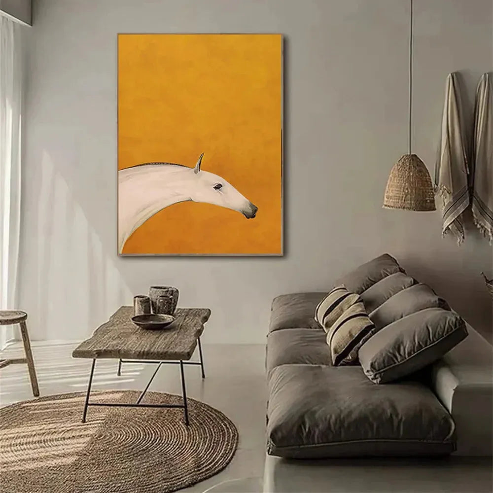 Abstract Animal Canvas Art Painting #AC020