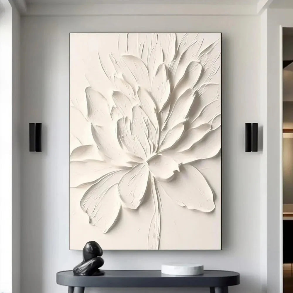 Flower Textured Painting Canvas #FP059