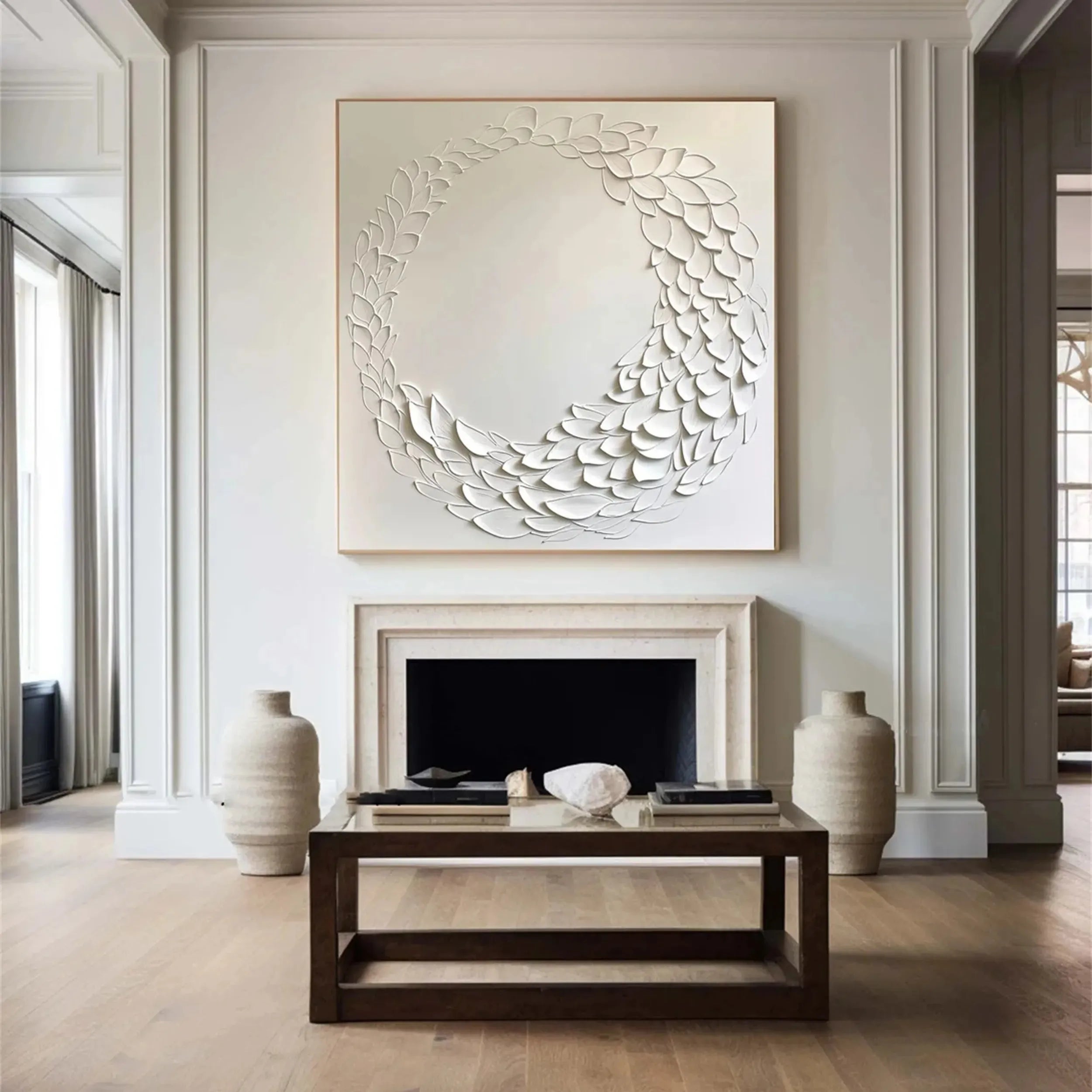 Plaster Art Minimalist Textured Painting #MM190