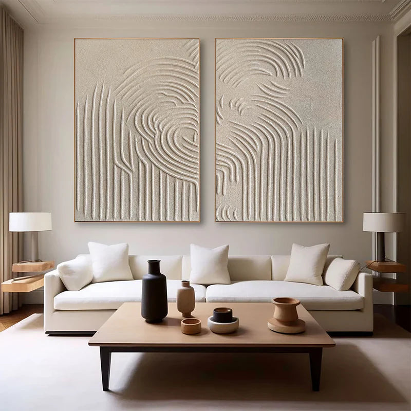 Mountain Textured Canvas Art Set of 2 #MO008