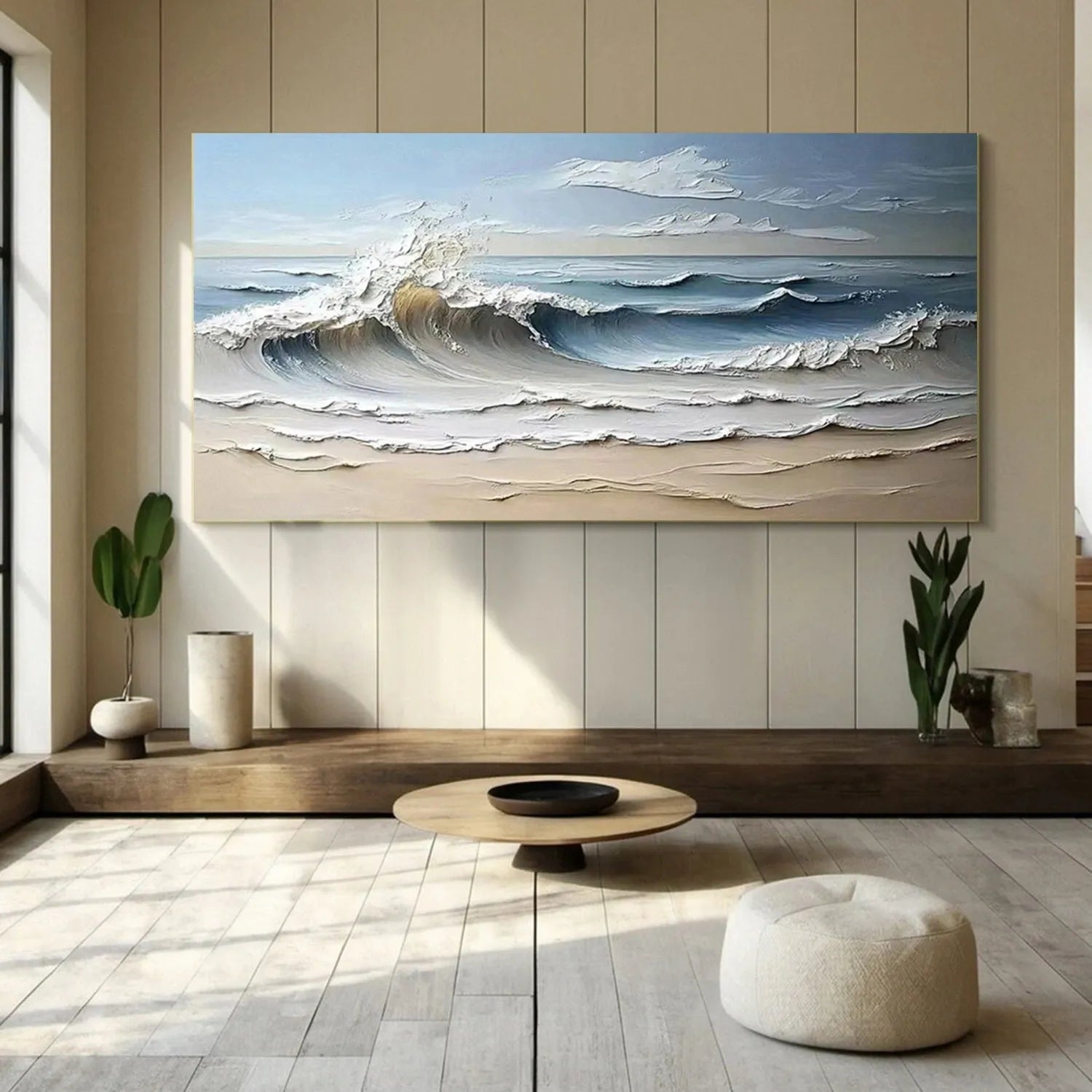 Ocean Textured Painting Canvas #OP021
