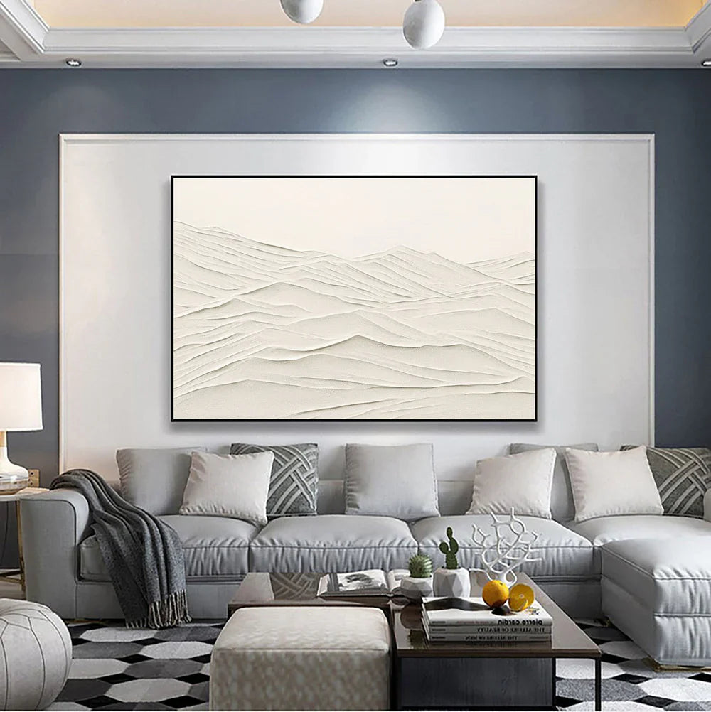 Plaster Art Minimalist Textured Painting #MM091