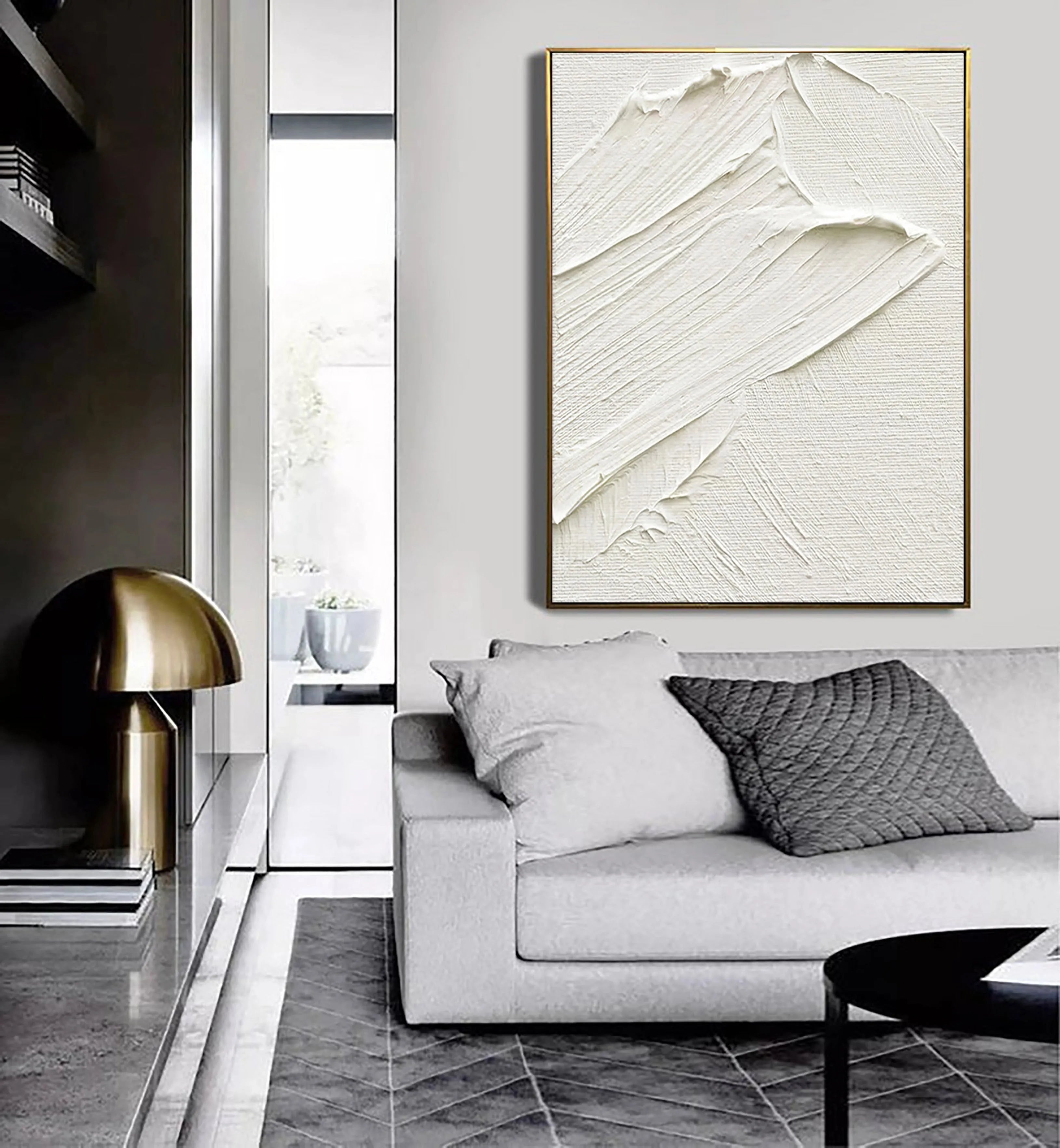 Plaster Art Minimalist Textured Painting #MM018