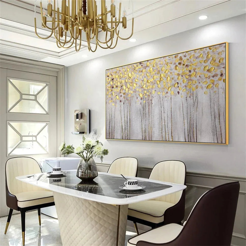 Flower Textured Painting Canvas #FP072