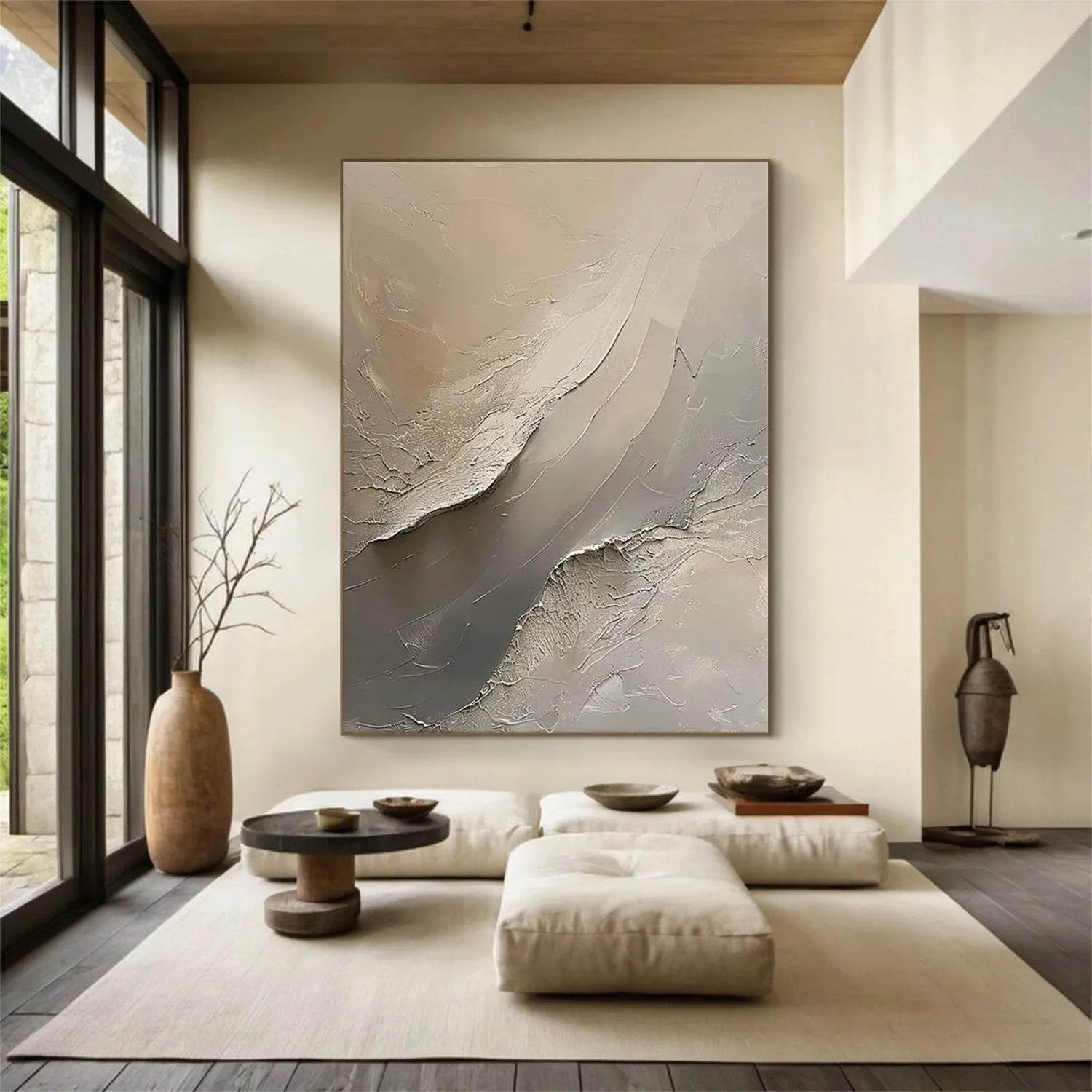 Wabi Sabi Textured Wall Art #WS308