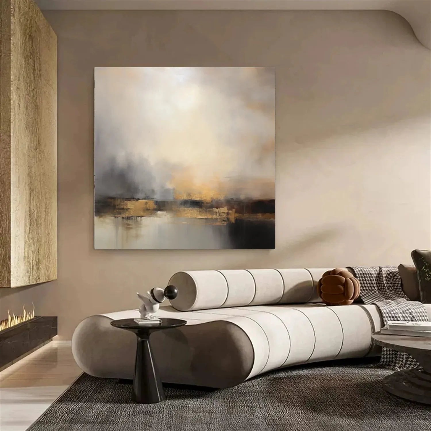 Abstract Canvas Wall Art #AP282