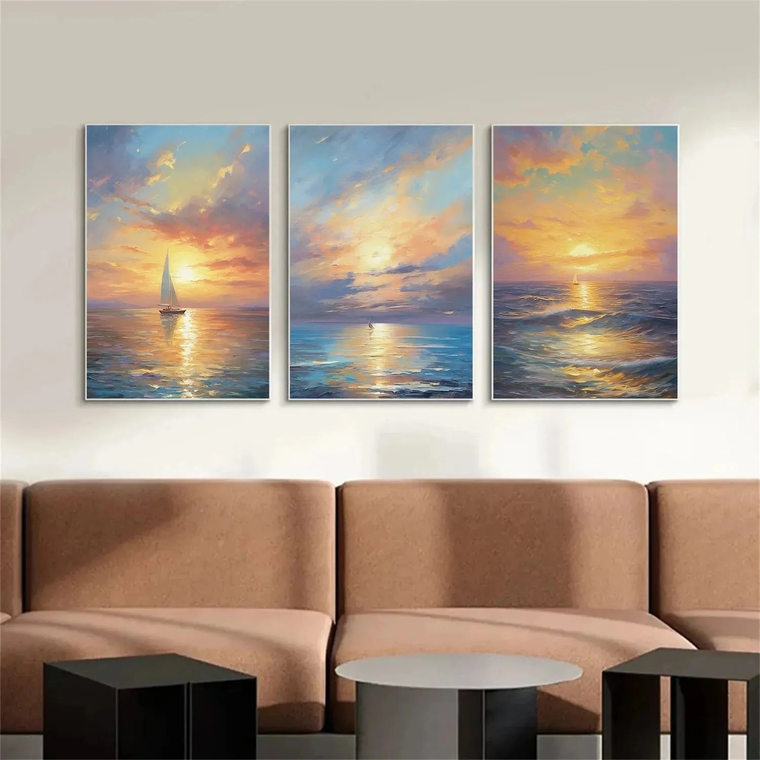 Ocean And Sky Painting Set of 3 #OS 215