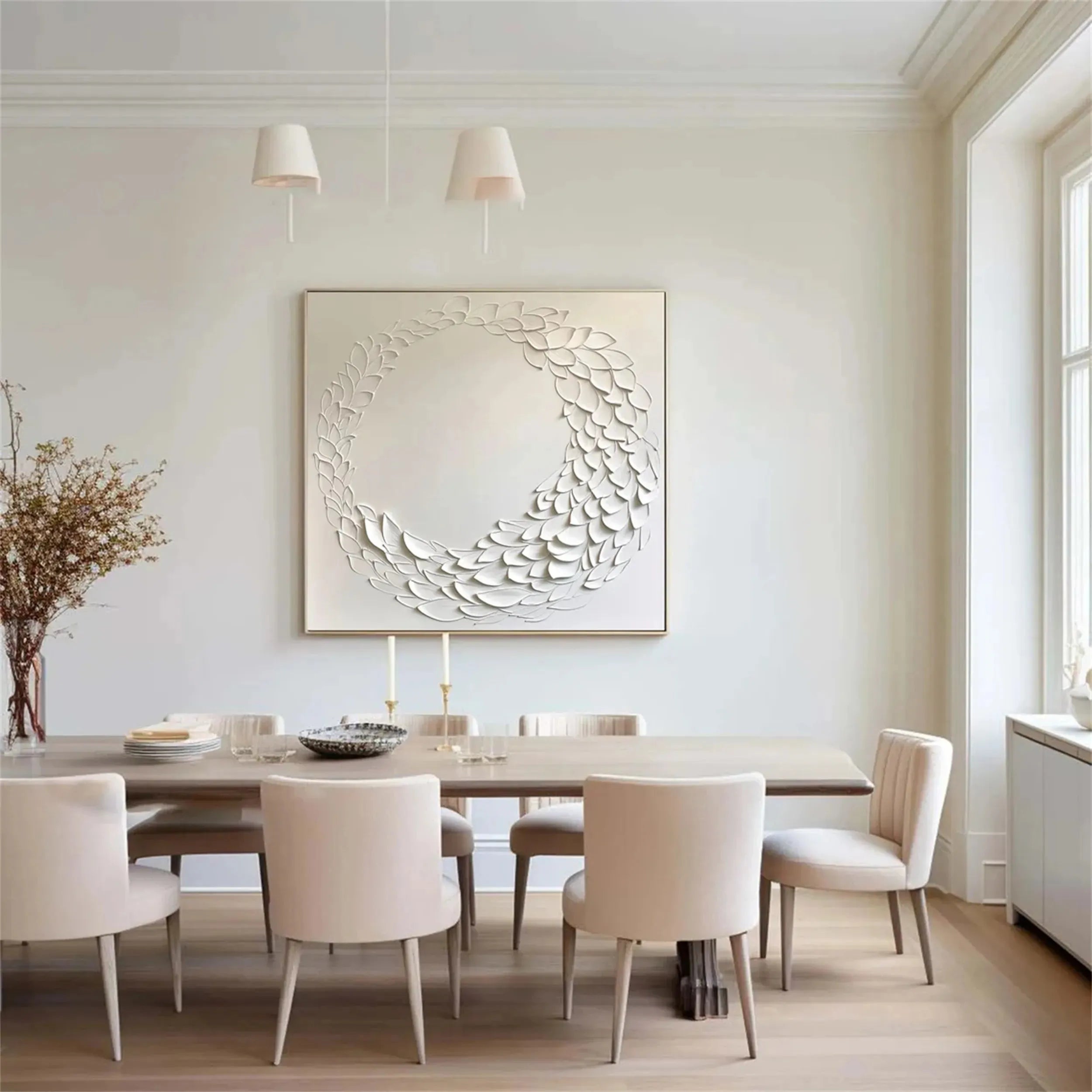 Plaster Art Minimalist Textured Painting #MM190