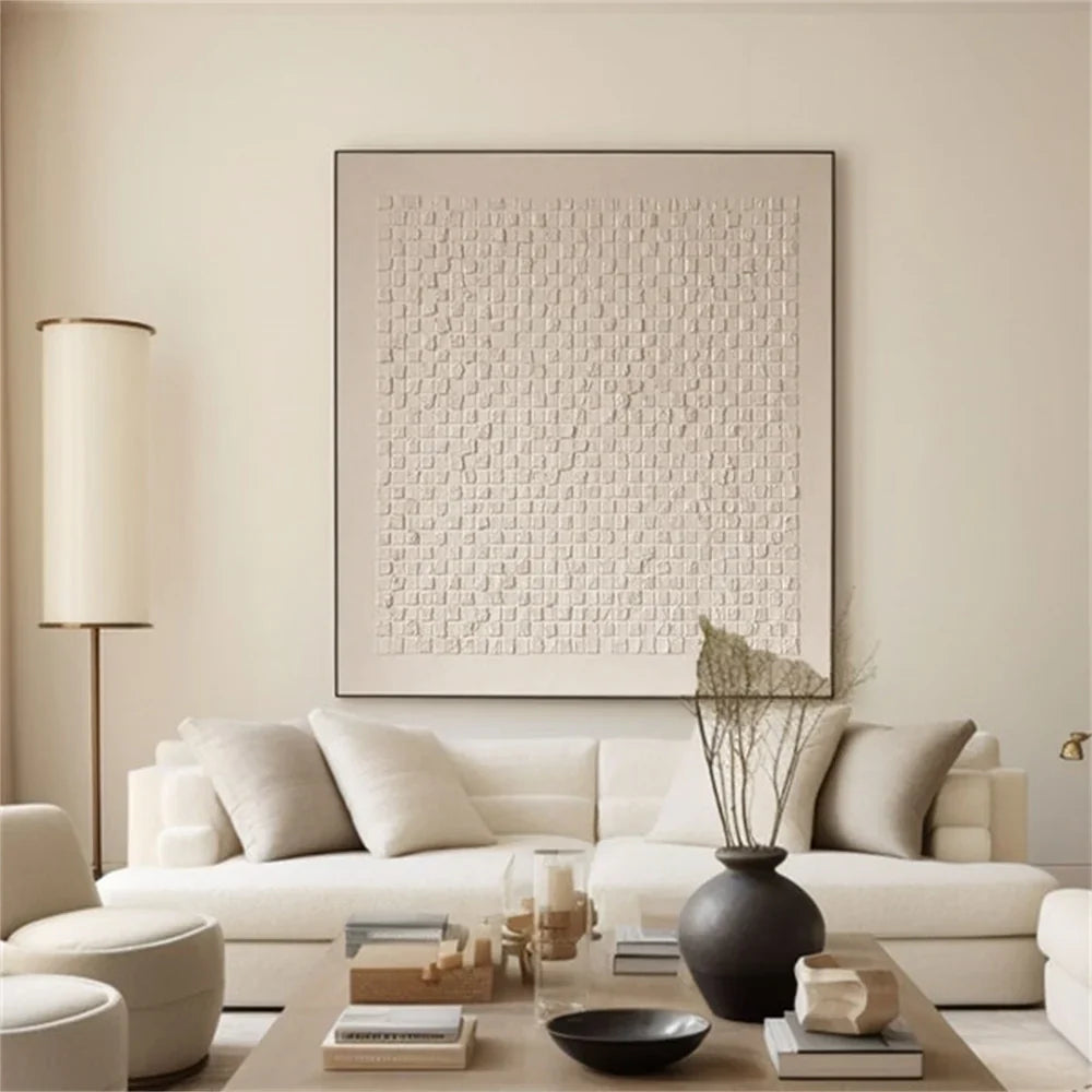 Beige & Brown Abstract #BB086