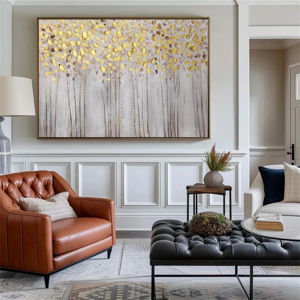 Flower Textured Painting Canvas #FP072