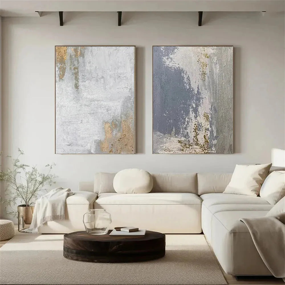 Abstract Painting Canvas Set of 2 #AP129