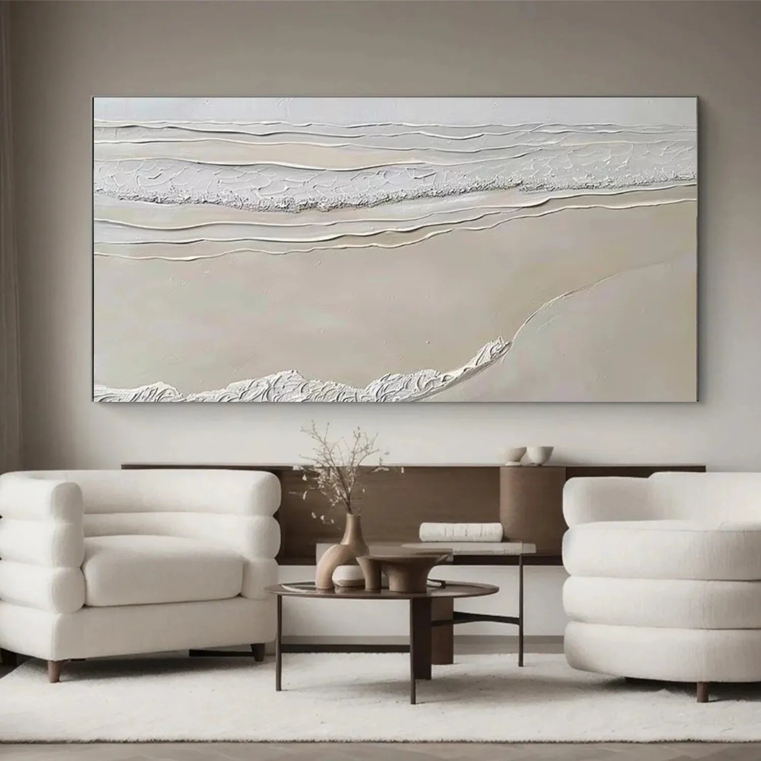 Ocean Abstract Textured Wall Art #OP037
