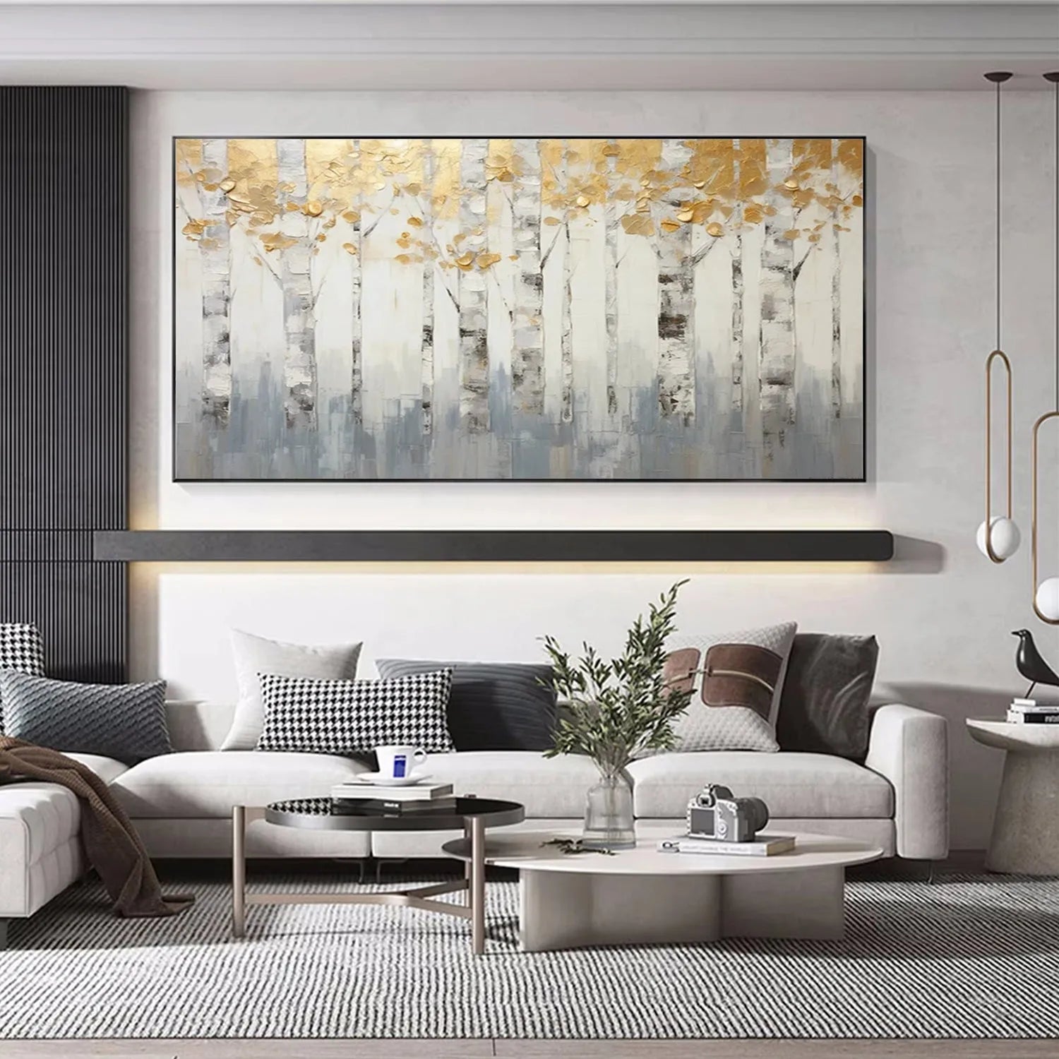 Tree Abstract Textured Wall Art #TP051