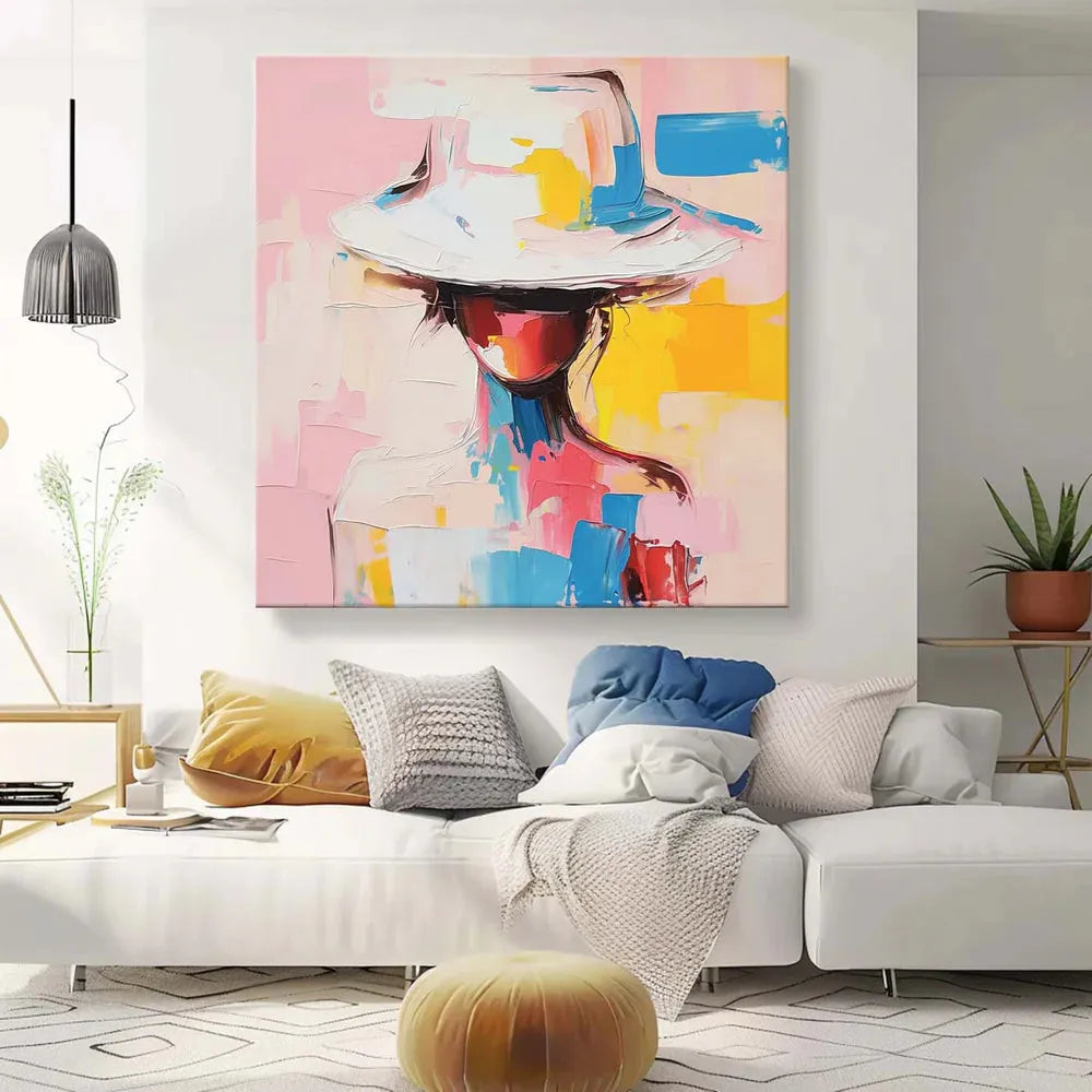 Abstract People Canvas Art #AE004