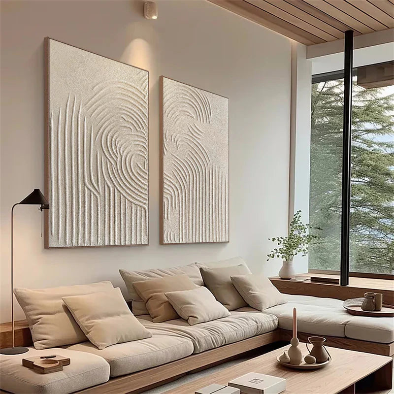 Mountain Textured Canvas Art Set of 2 #MO008