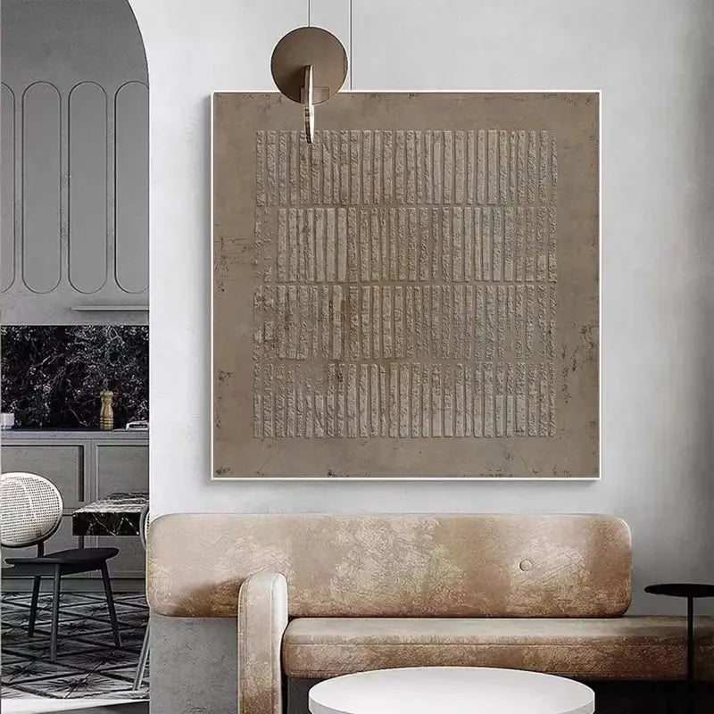 Brown Wabi Sabi Texture Canvas Art #WS003