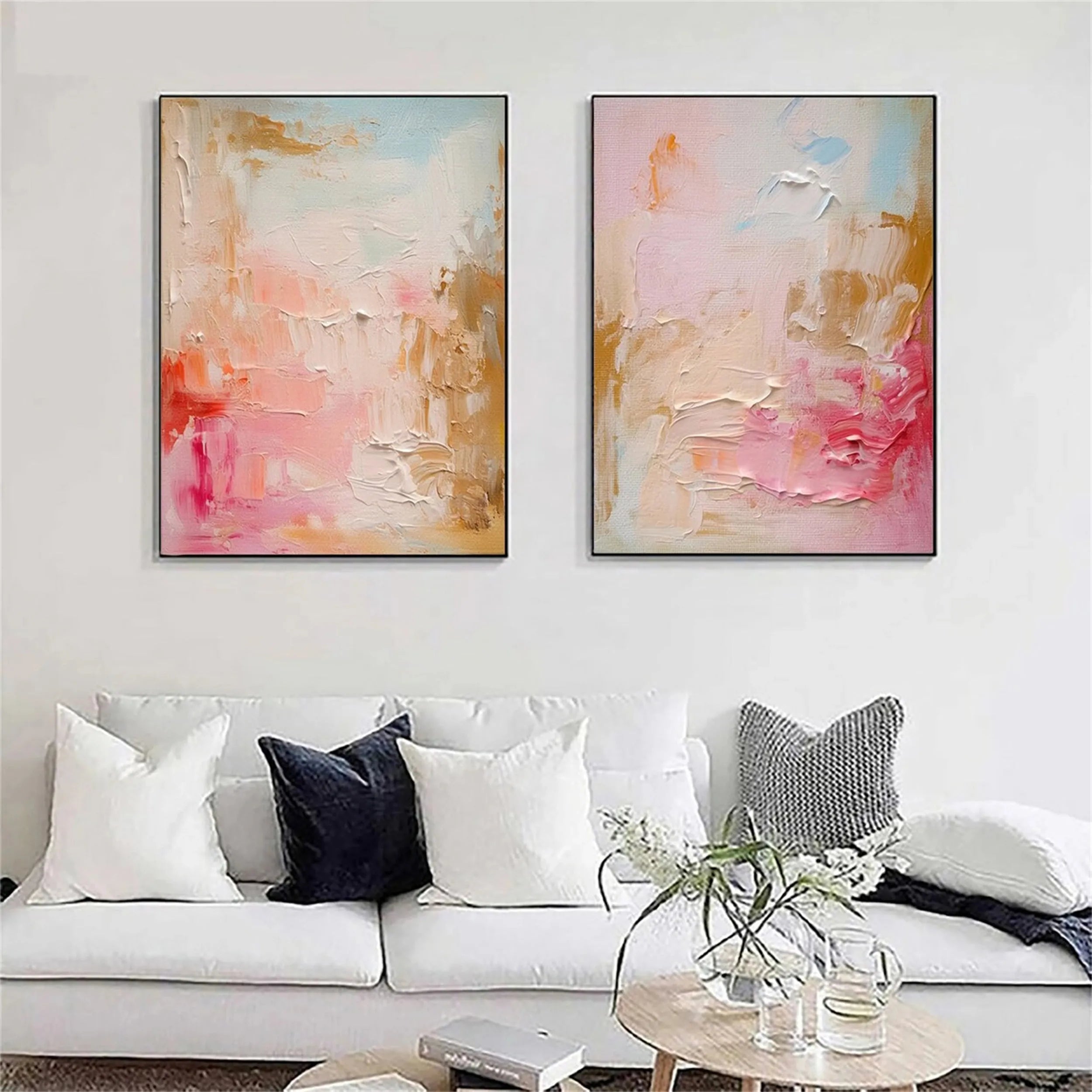 Abstract Painting Set of 2 #AB 096