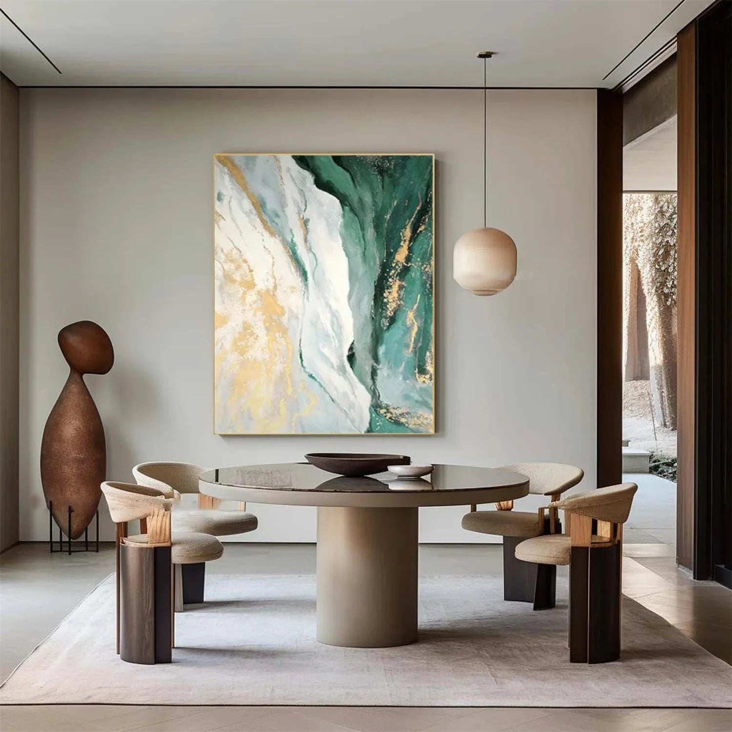 Abstract Canvas Wall Art #AP257