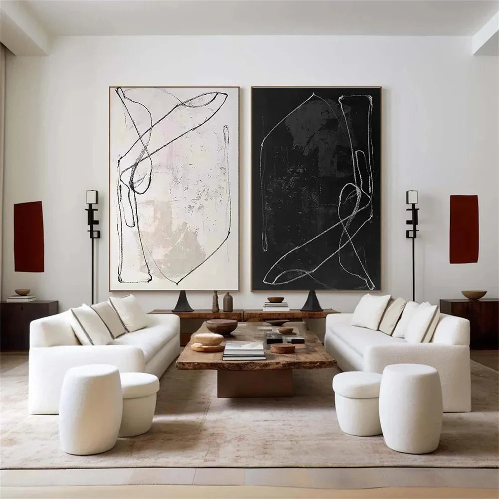 Abstract Painting Set of 2 #AB 117