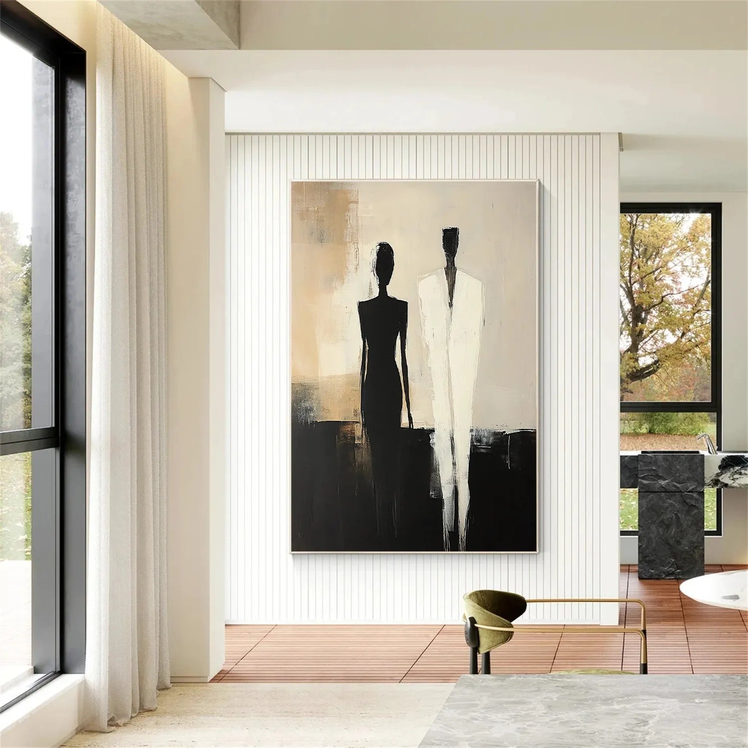 Contemporary Abstract Minimalist Wall Art #CW005
