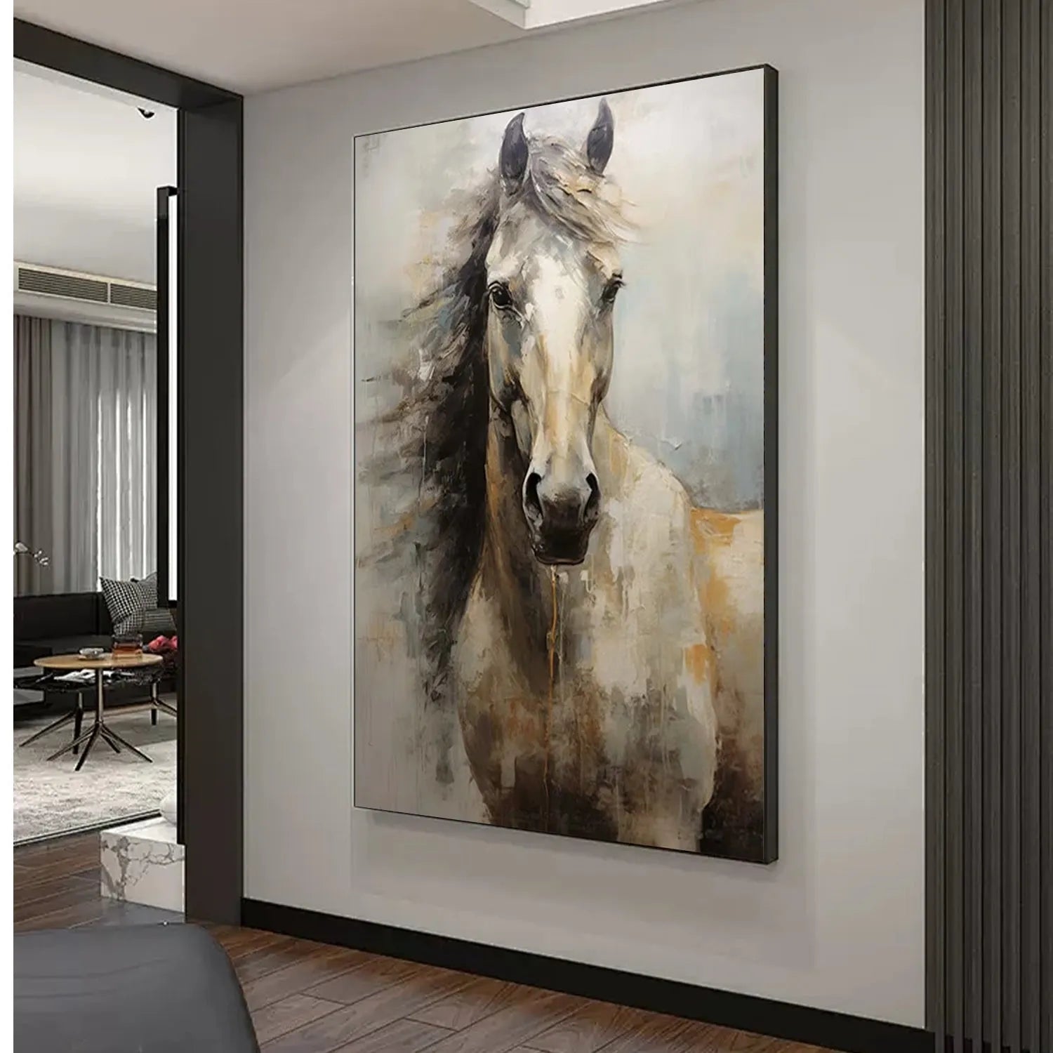 Abstract Animal Horse Wall Art #AC050