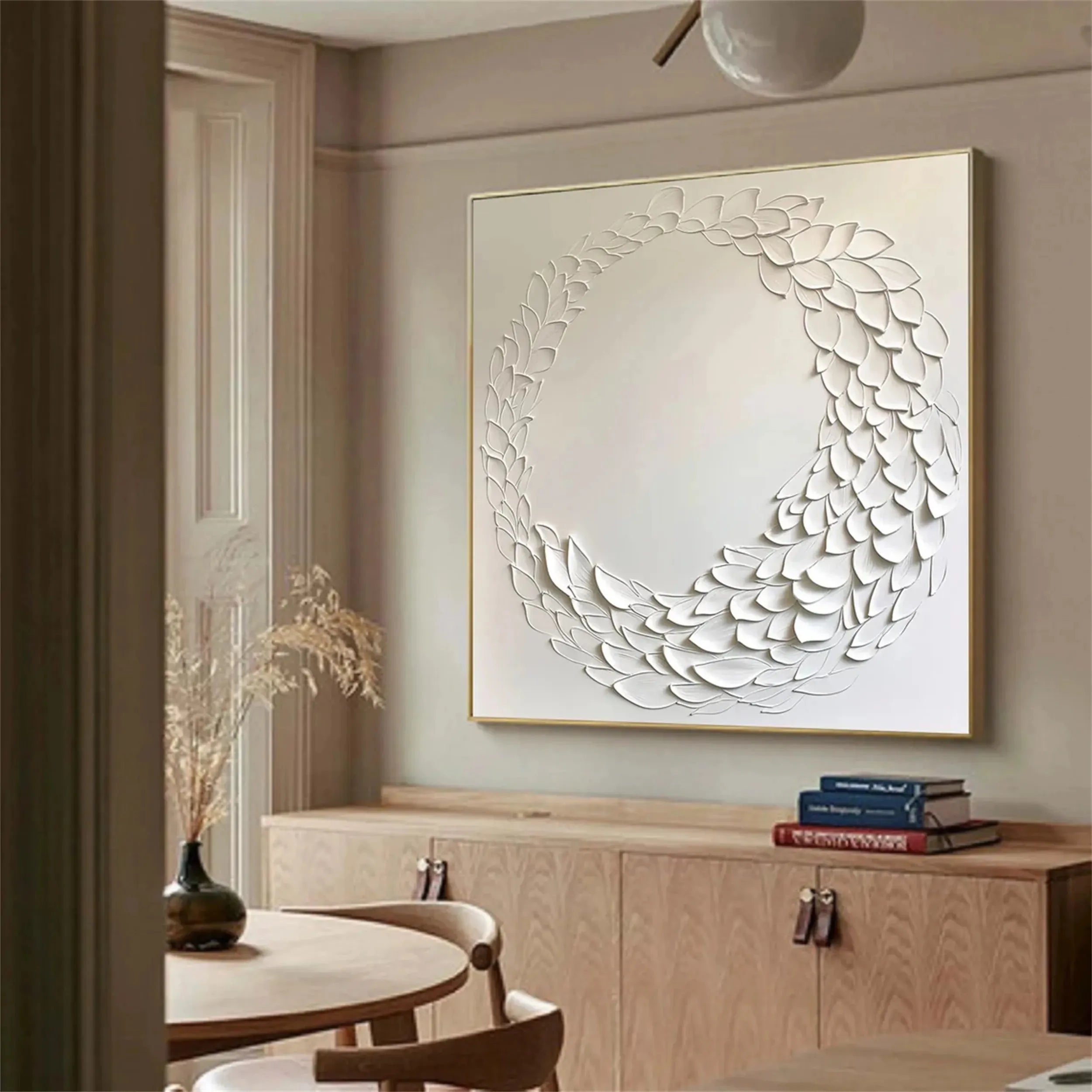 Plaster Art Minimalist Textured Painting #MM190