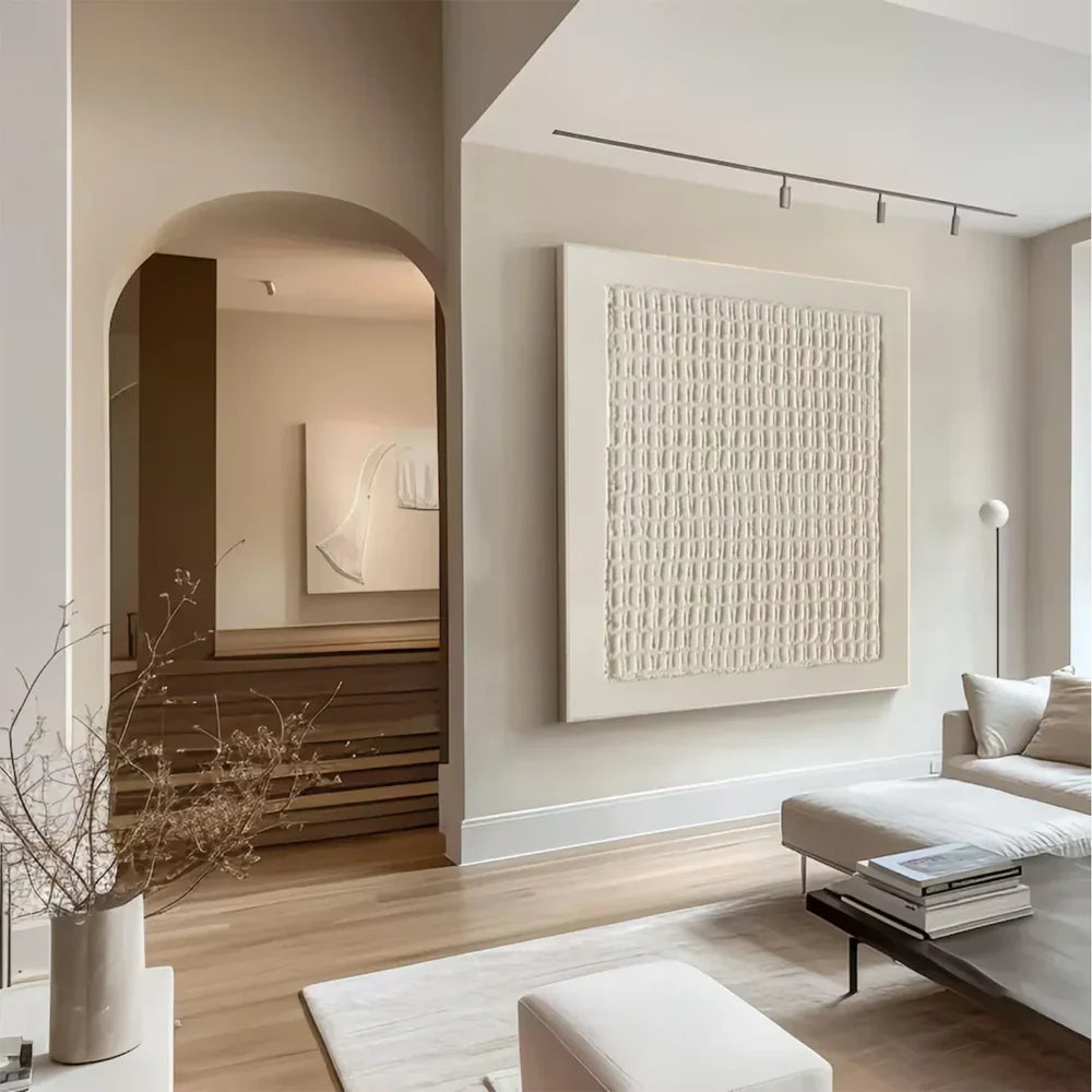 Beige & Brown Abstract #BB136