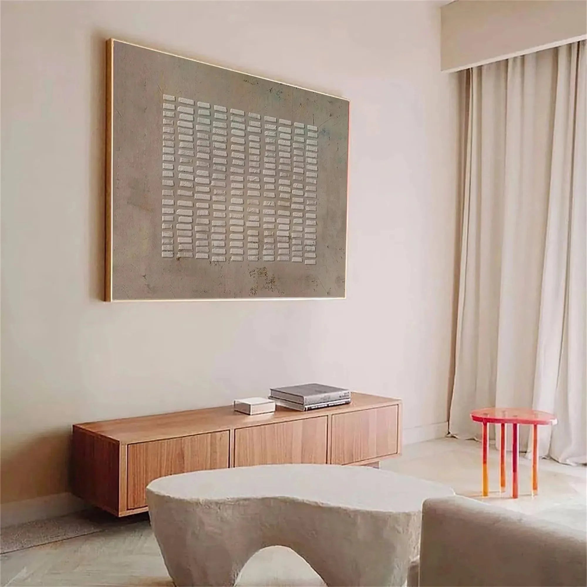 Wabi Sabi Textured Canvas Art #WS009